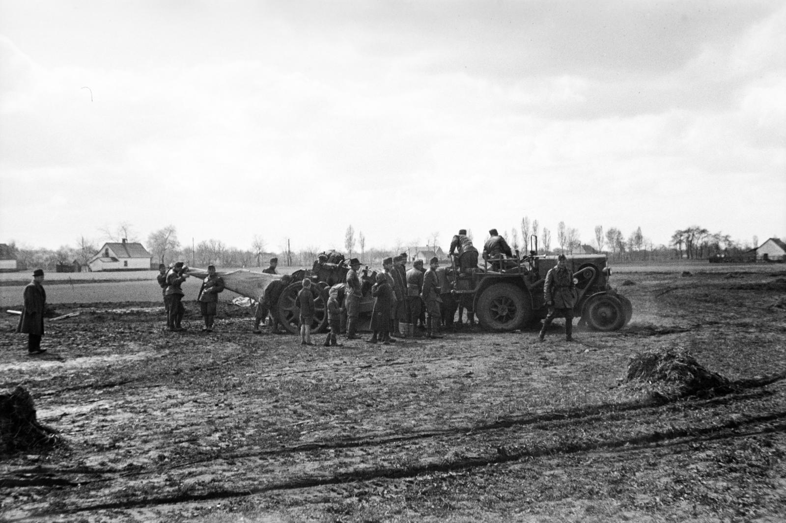 1942, Fortepan/Album090, artillery, cannon, Fortepan #284868