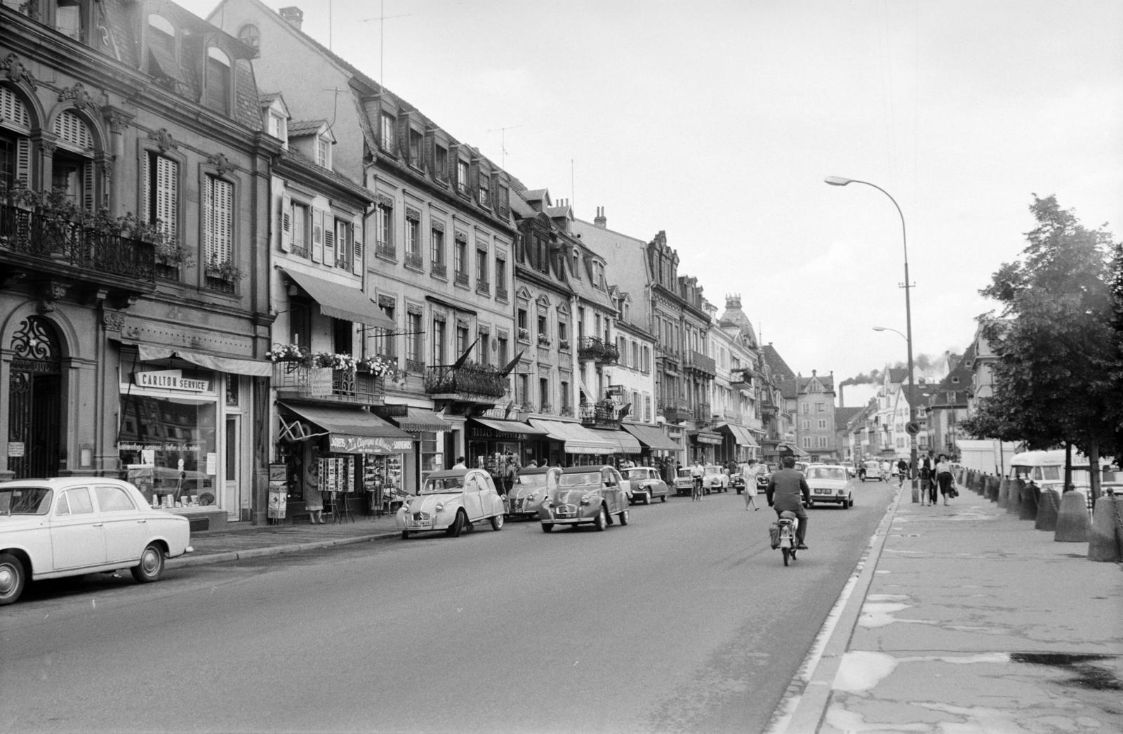 France, Colmar, Avenue de la République., 1963, Gara Andor, Fortepan #285082