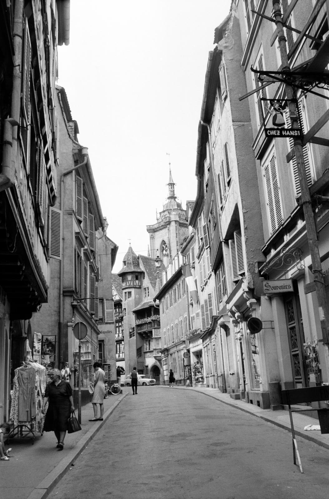 France, Colmar, Rue des Marchands., 1963, Gara Andor, Fortepan #285087