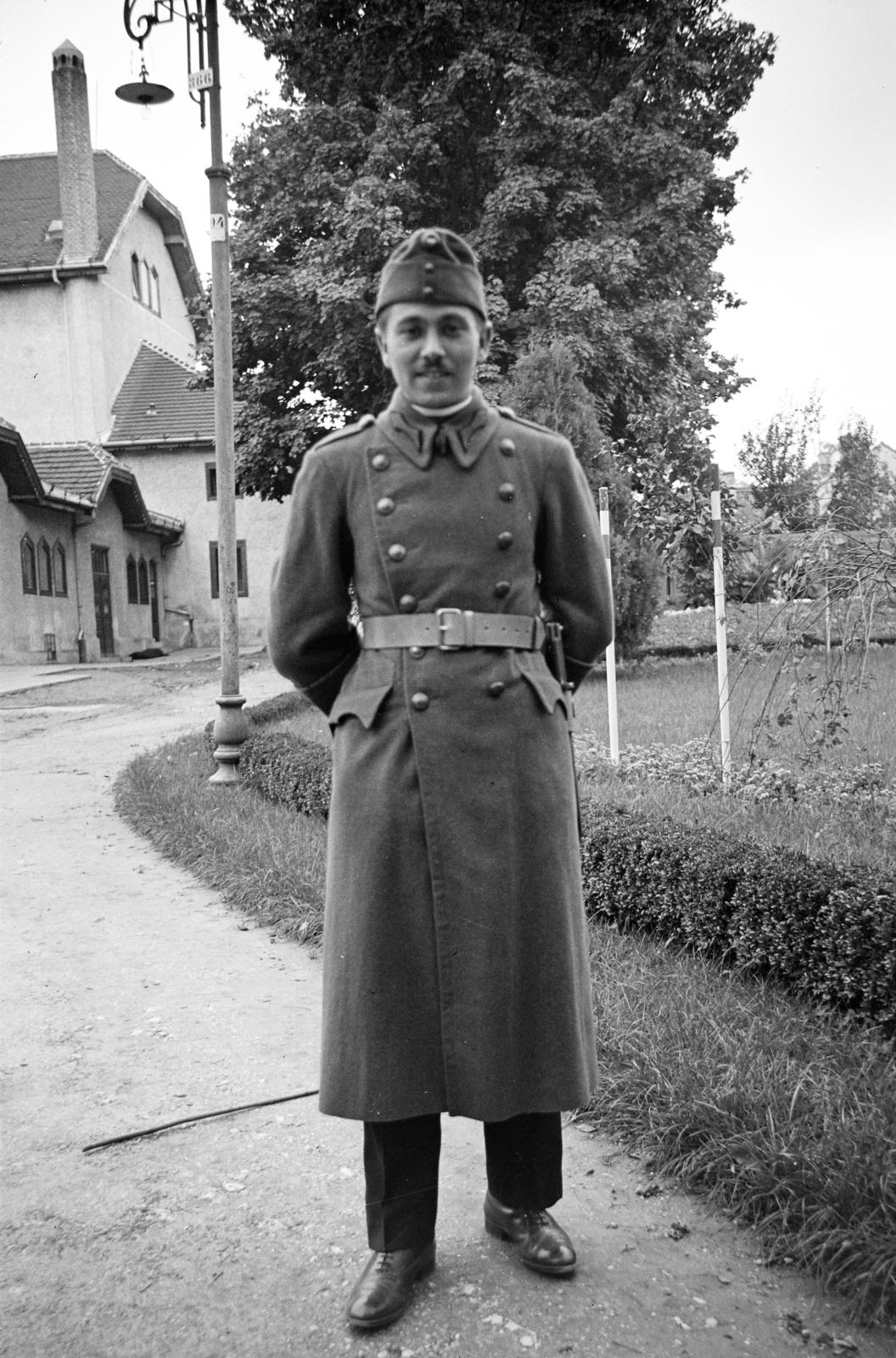 1931, Gara Andor, belt, Hungarian soldier, Fortepan #285117