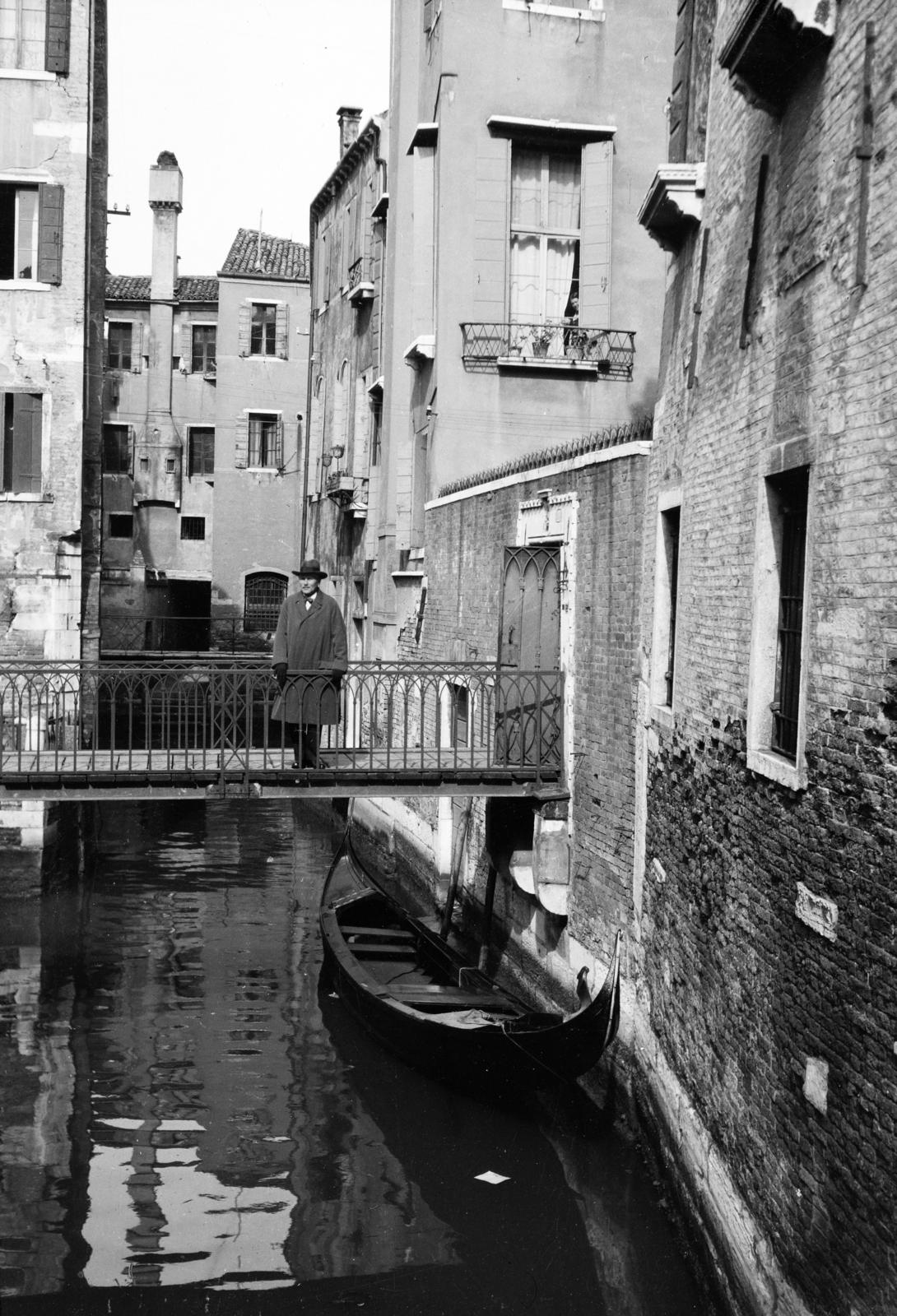 Italy, Venice, 1931, Gara Andor, Fortepan #285157