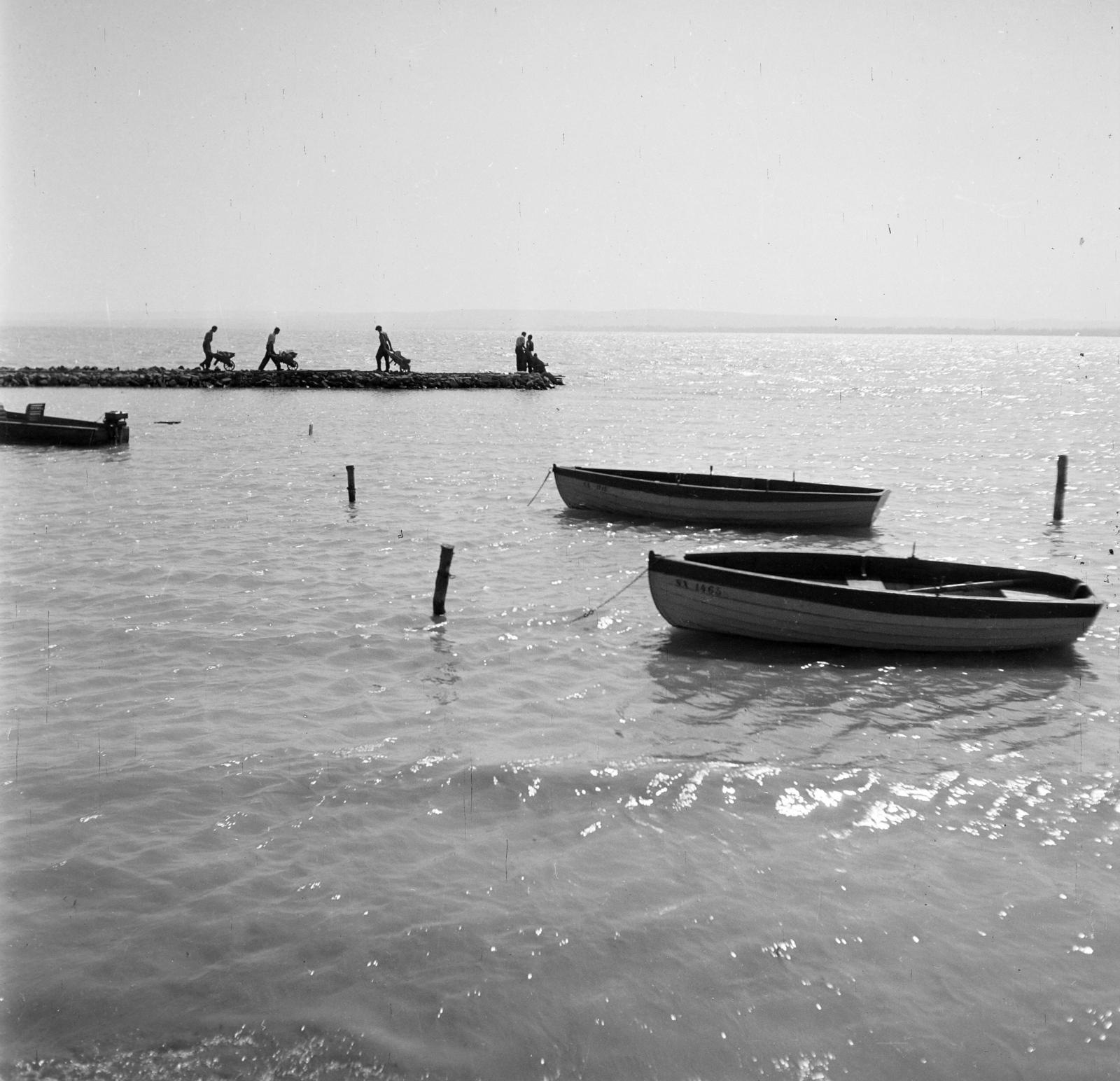 1948, Gara Andor, csónak, Fortepan #285174
