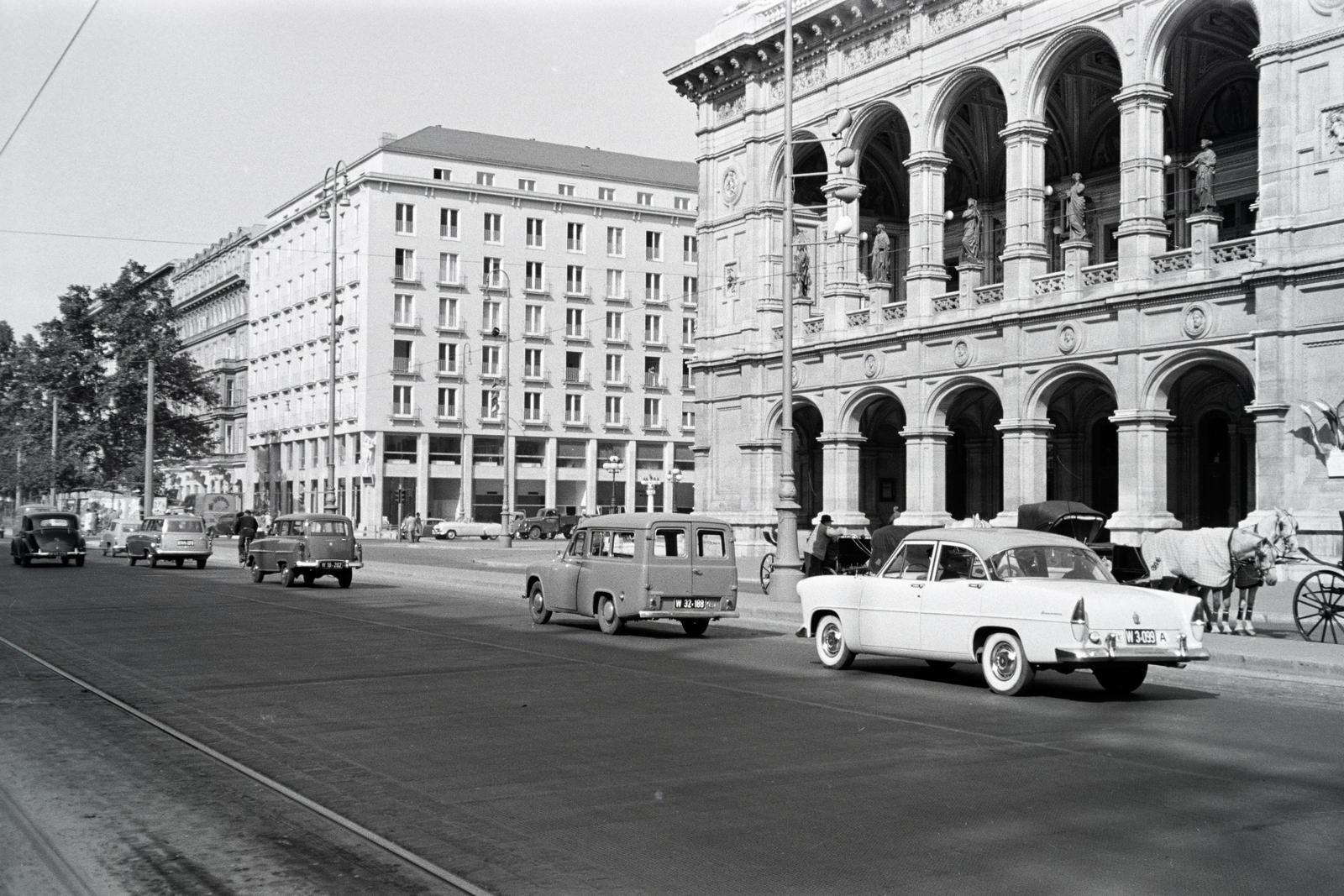 1959, Gara Andor, Simca-brand, traffic, Fortepan #285391