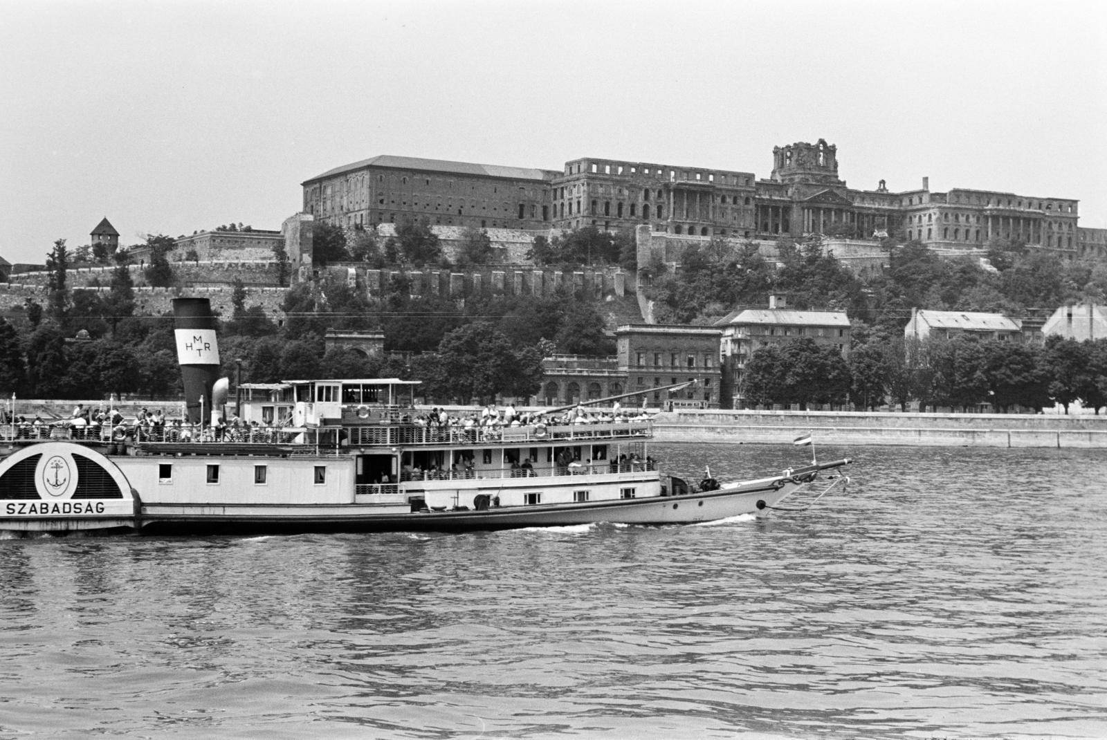 1960, Gara Andor, Danube, Fortepan #285535