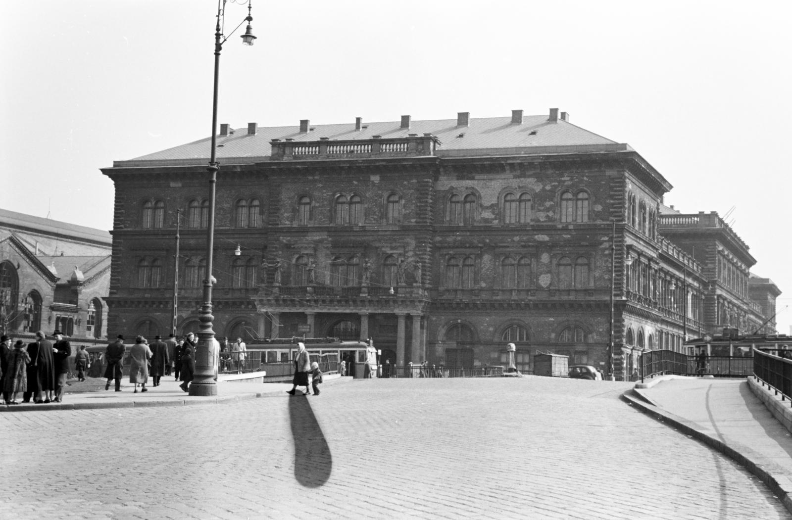 1959, Gara család, sérült kép, középület, Fortepan #285573