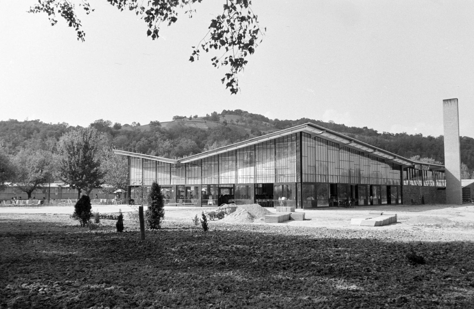 Hungary,Lake Balaton, Tihany, Motel étterem., 1961, Gara Andor, Fortepan #285593