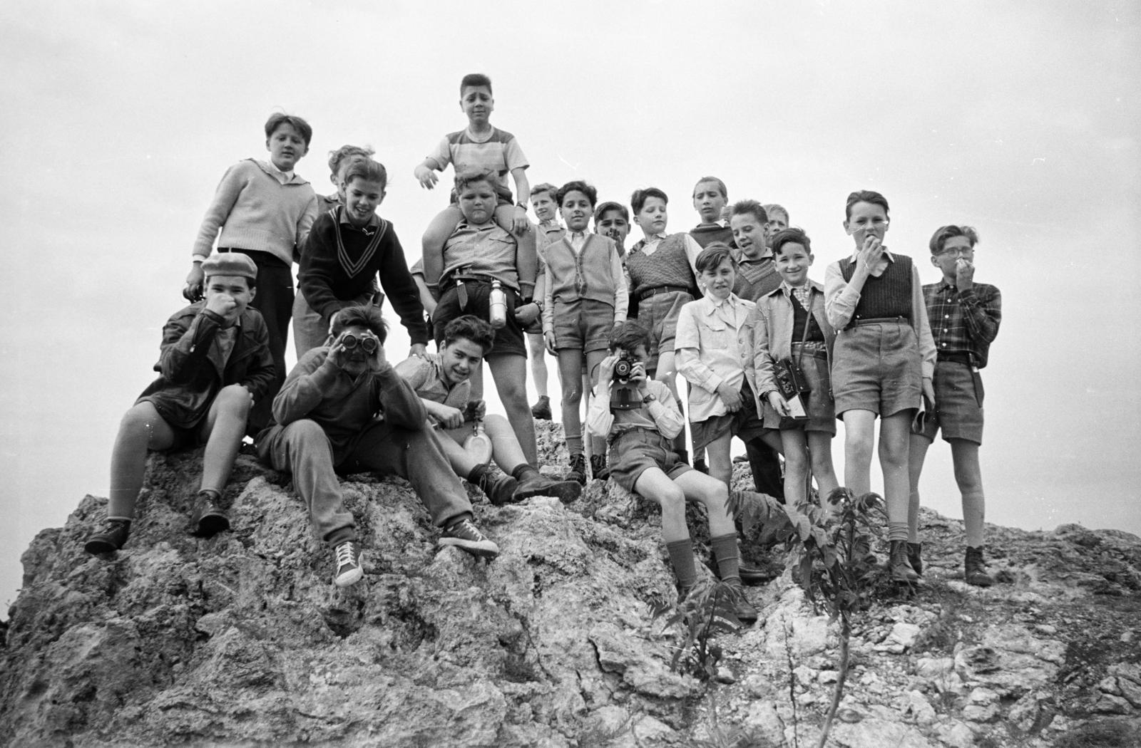 1955, Gara Andor, Best of, excursion, Fortepan #285624