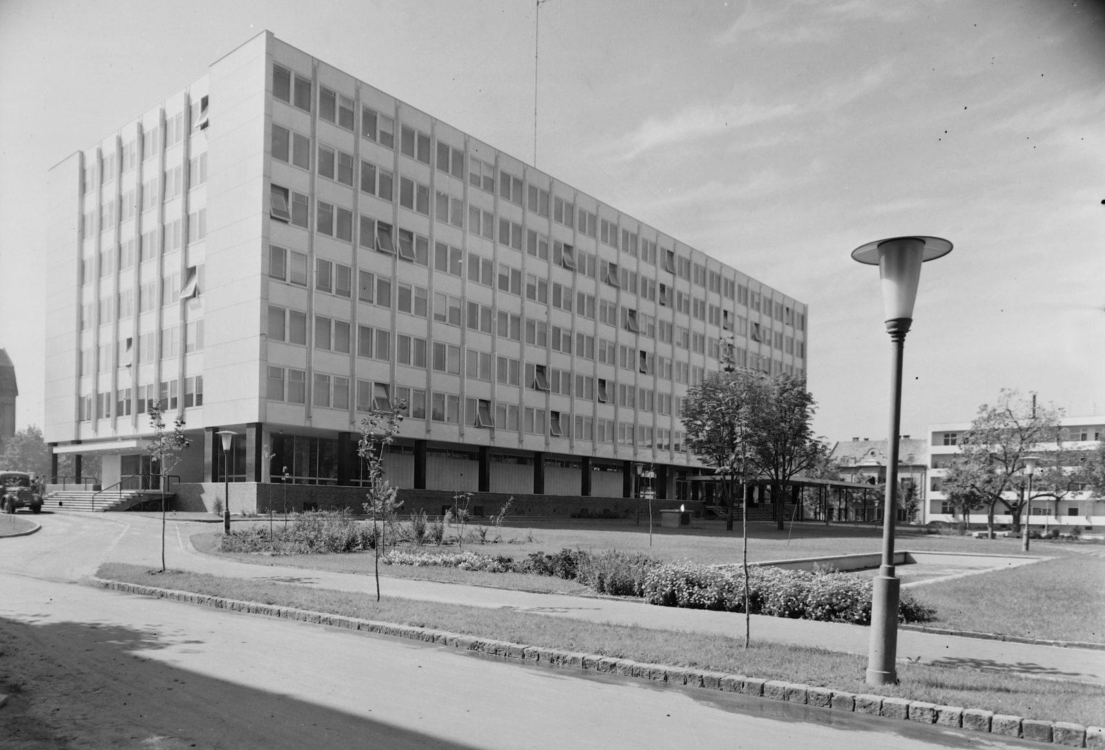 Hungary, Szeged, Rákóczi tér 1. Csongrád Megyei Önkormányzat., 1966, Építésügyi Dokumentációs és Információs Központ, VÁTI, Fortepan #28564