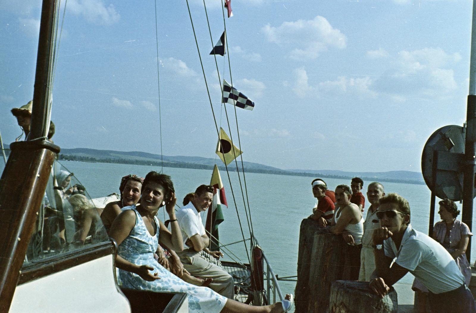 Hungary,Lake Balaton, Tihany, kikötő., 1959, Gara Andor, Fortepan #285725