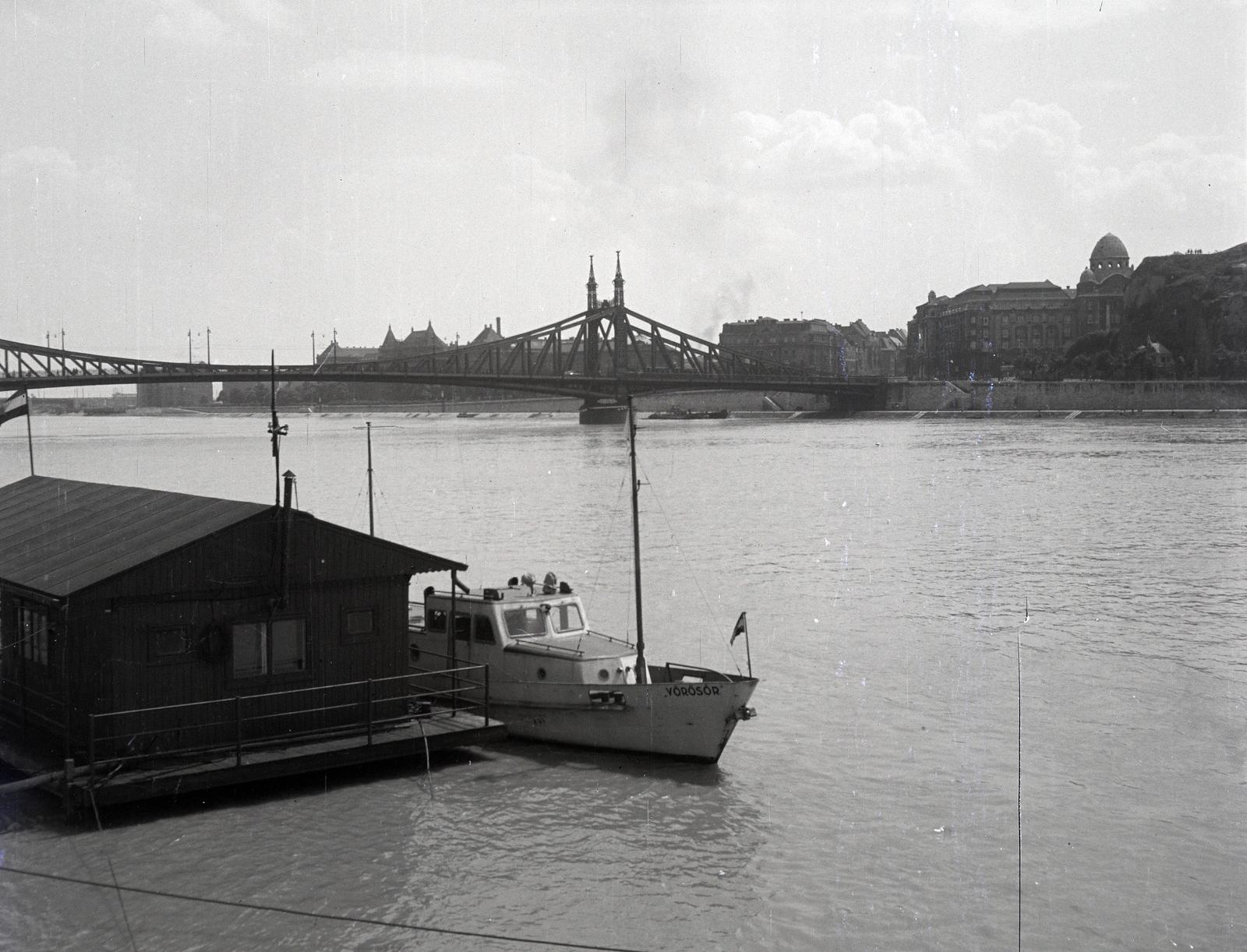 1953, Gara család, passenger ship, Fortepan #285881