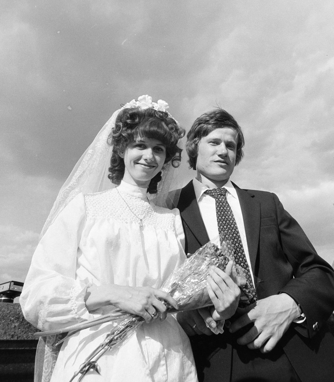 1987, Horváth Péter, wedding ceremony, couple, Fortepan #286094