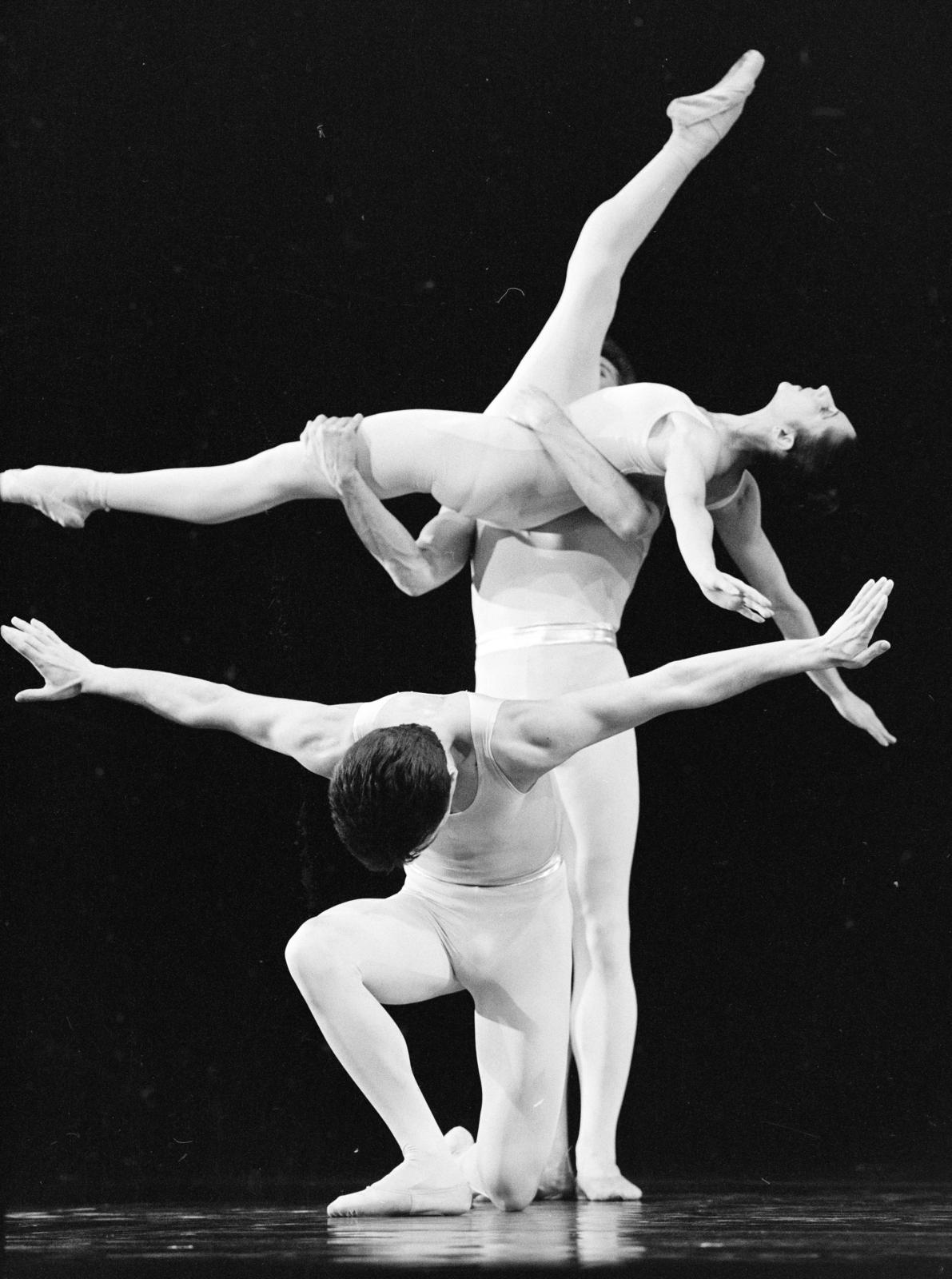 1987, Horváth Péter, dance, ballet, ballerina, feat, human pyramid, Fortepan #286121