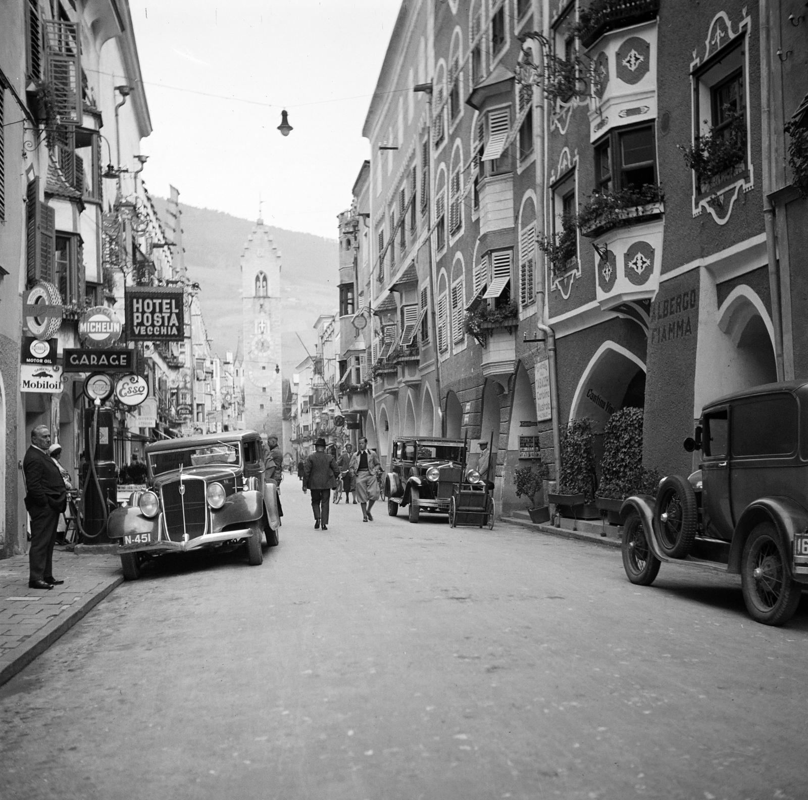 Italy, Città Nuova, szemben a Torre delle Dodici., 1933, Kieselbach Tamás, Fortepan #286321