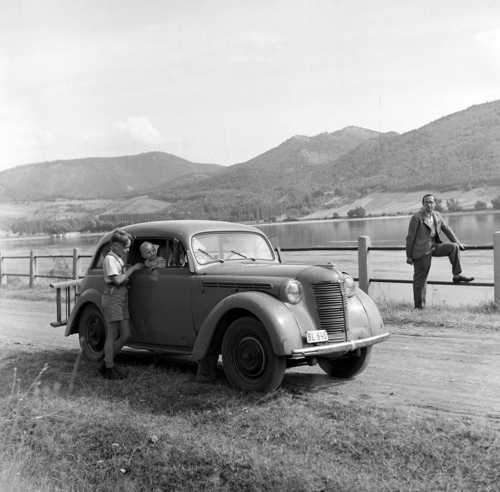 Hungary,Danube Bend, szemben a Visegrád-Gizellatelep feletti hegyek., 1939, Kieselbach Tamás, number plate, Fortepan #286404