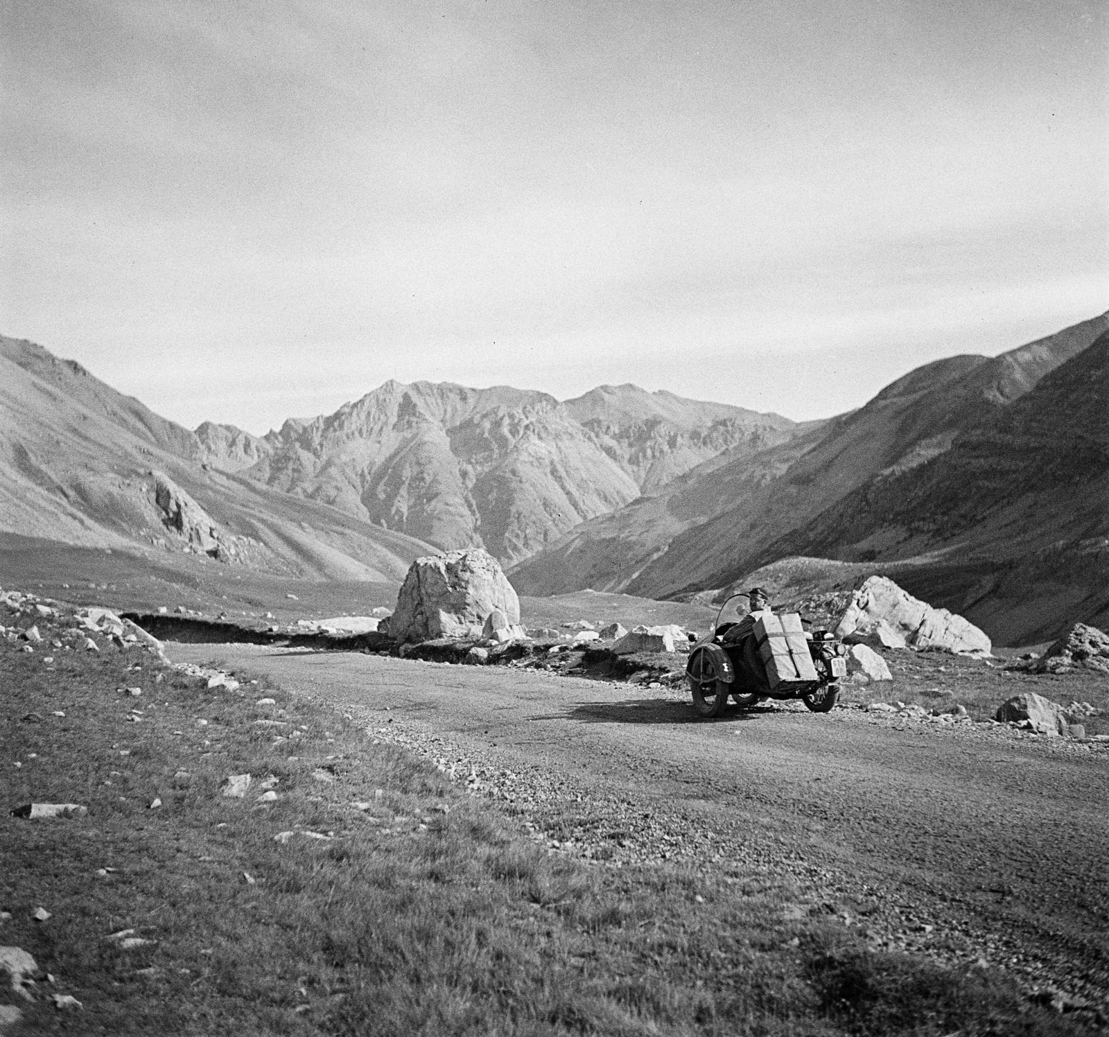 France, Cayolle-hágó (Col de la Cayolle), Barcelonnette és St. Martin d'Entraunes települések között., 1934, Kieselbach Tamás, Fortepan #286430