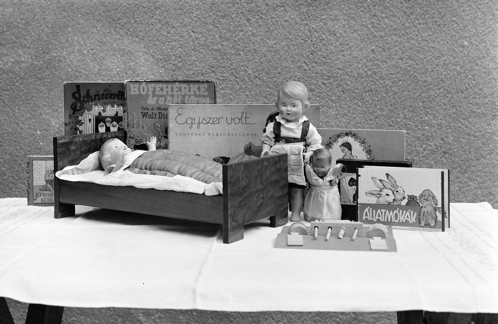 1936, Kieselbach Tamás, children's book, baby furniture, Fortepan #286447