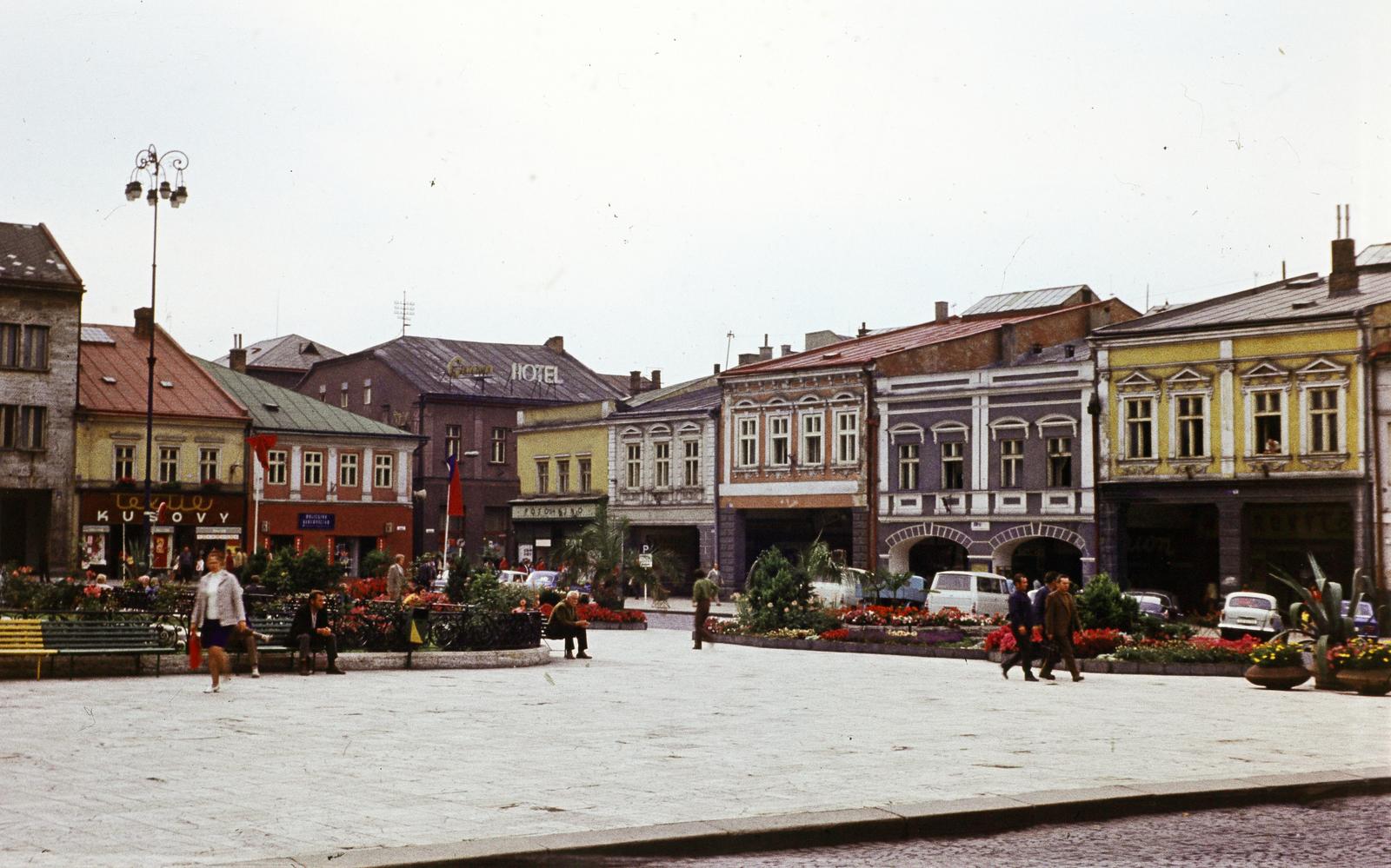 Slovakia, Žilina, Mariánske námestie., 1973, Kozák, Fortepan #286538