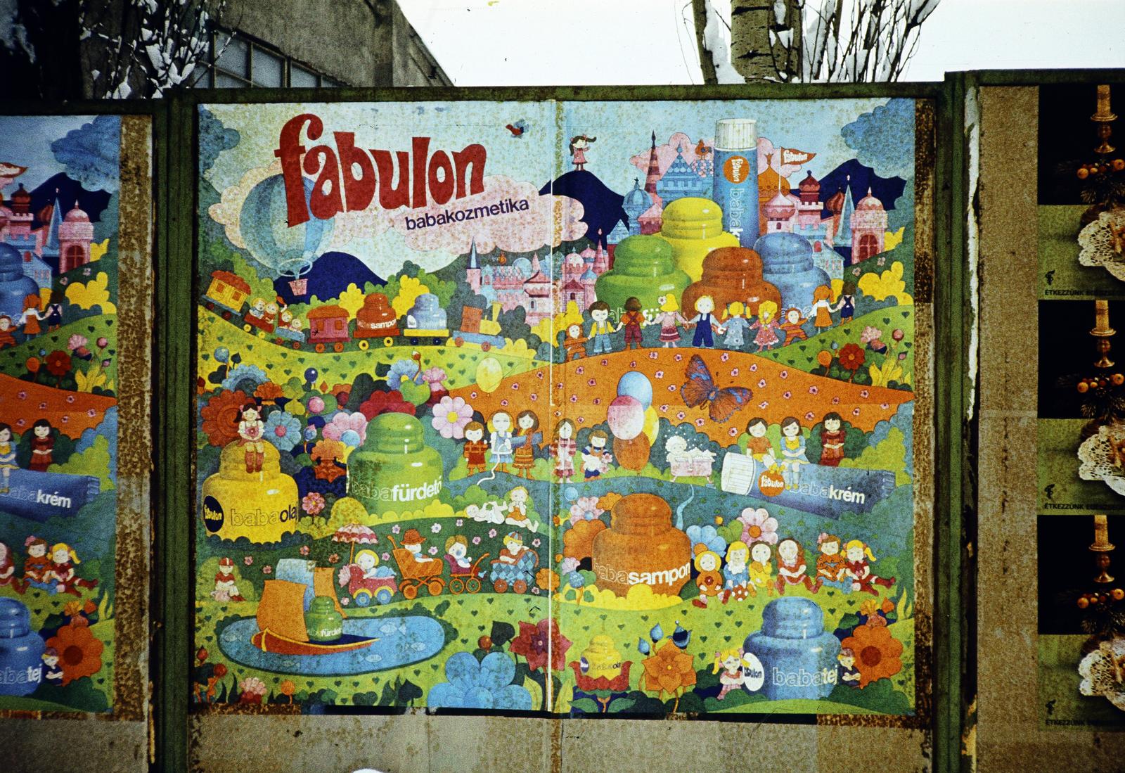 1979, Kozák, reklám, plakát, Fabulon, színes, Fortepan #286637