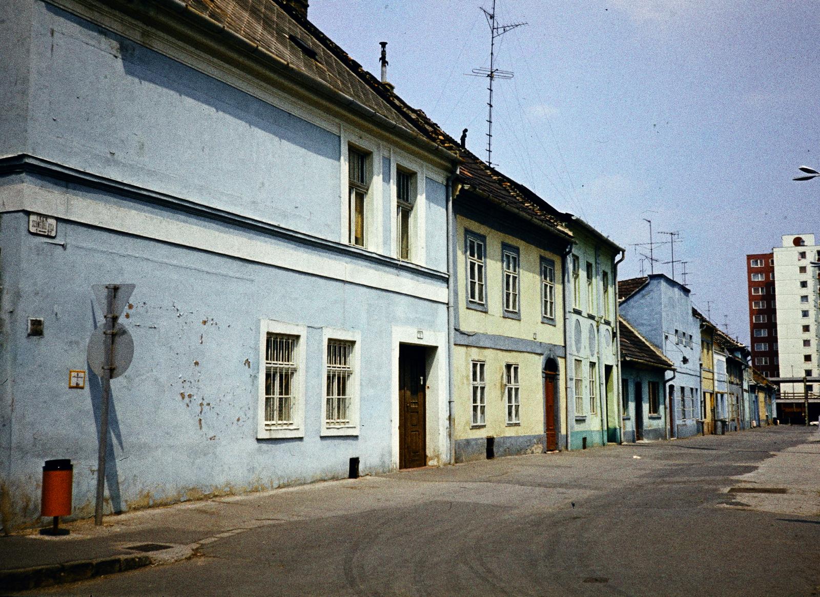 Hungary, Győr, Schweidel utca., 1982, Kozák, colorful, Fortepan #286728