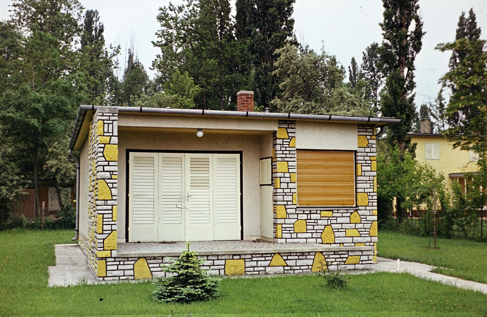 1972, Kozák, colorful, holiday house, Fortepan #286761