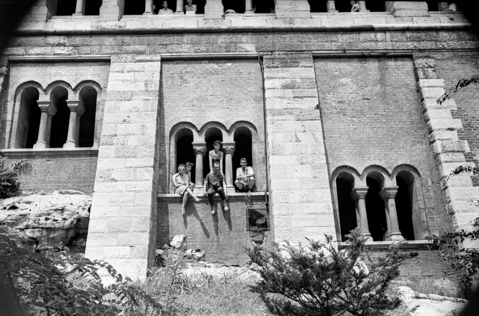 Hungary, Budapest I., lépcsősor a Hunyadi János út és a Halászbástya között., 1965, Szilvási hagyaték, Budapest, Fortepan #287094