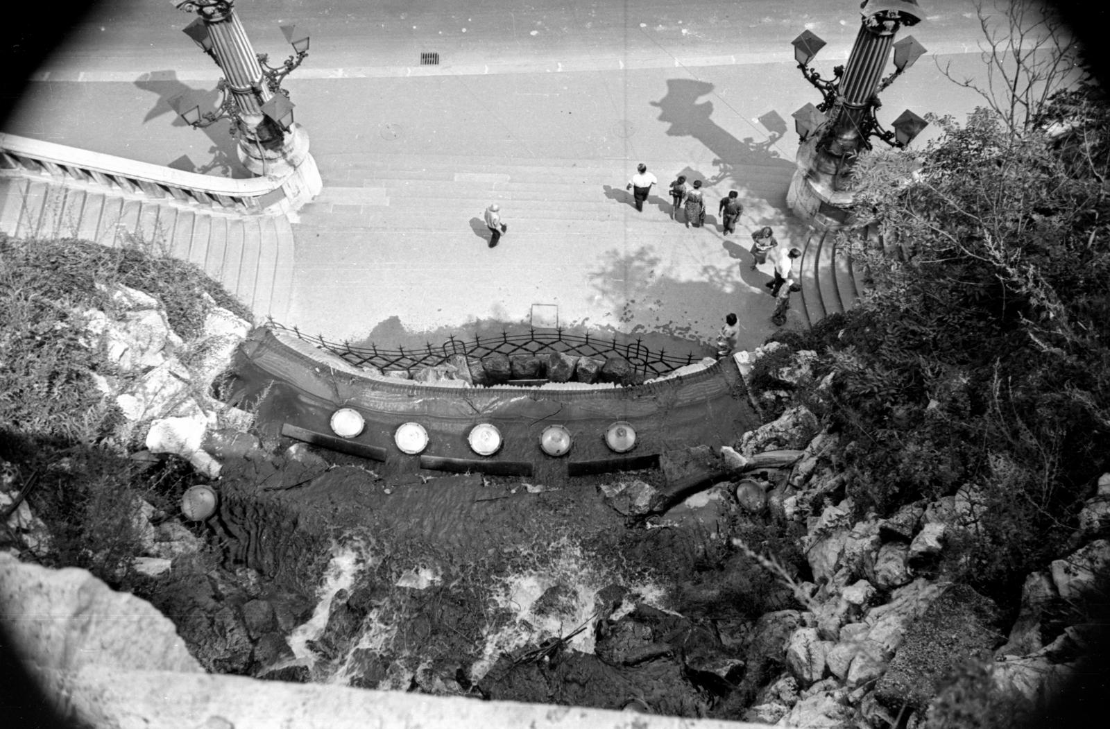 1967, Szilvási hagyaték, lépcső, felülnézet, vízesés, Fortepan #287098