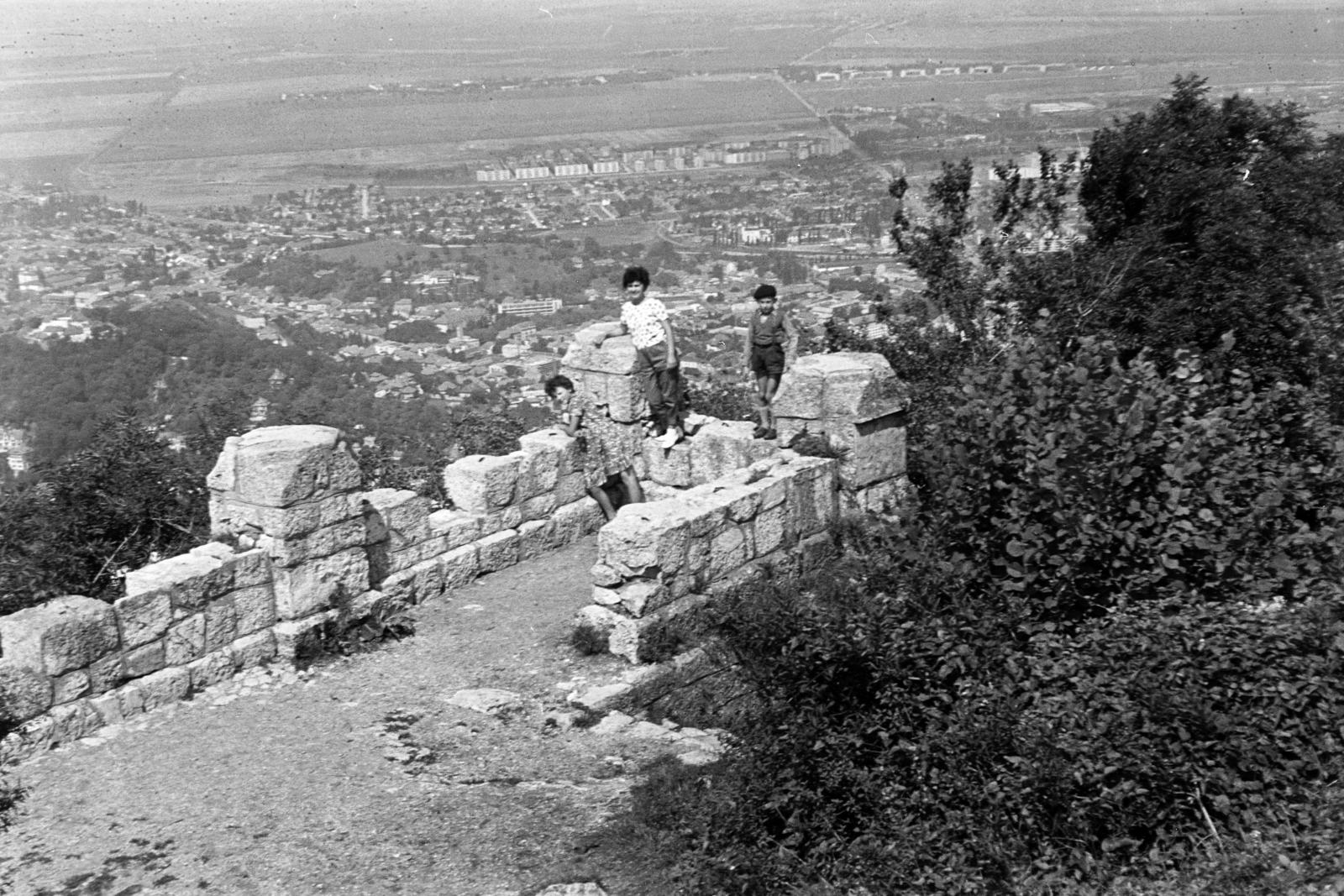 Romania,Transylvania, Brașov, látkép a Cenk hegyről., 1964, Tem Miklós, Fortepan #287125
