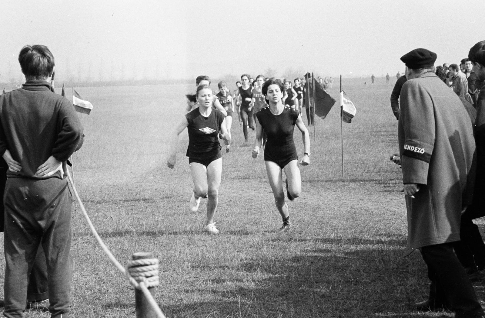 Hungary, Budaörs Airport, Budapest XI., mezei futóverseny., 1963, Tóth Ákos, Budapest, competitive running, Fortepan #287264