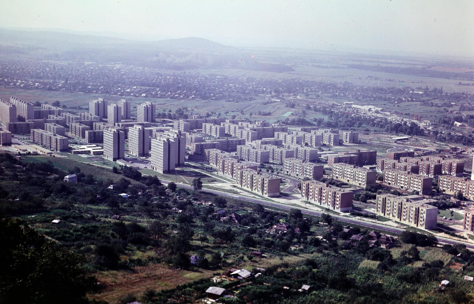 Hungary, Tata-Tóváros, kilátás a Kő-hegyről a Turul-emlékműtől., 1981, Saphier Herbert, Fortepan #287387