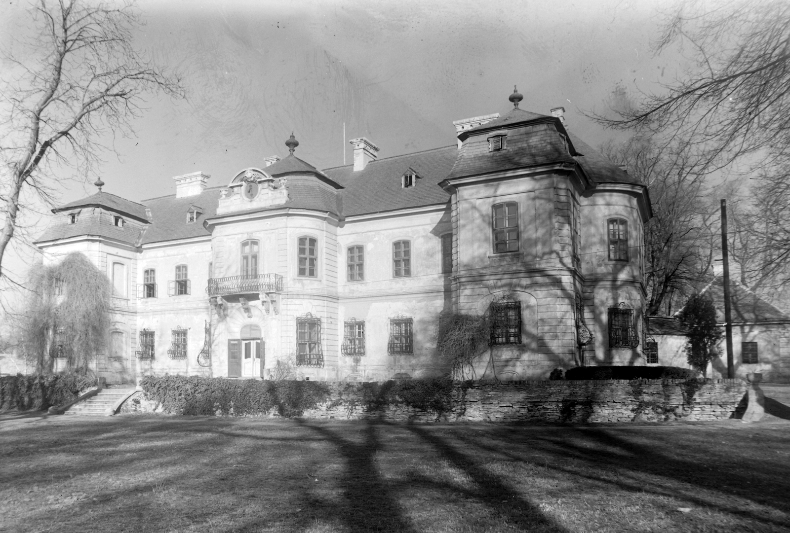 Hungary, Mór, Lamberg-kastély., 1966, Építésügyi Dokumentációs és Információs Központ, VÁTI, castle, Baroque-style, Jakab Fellner-design, Fortepan #28748