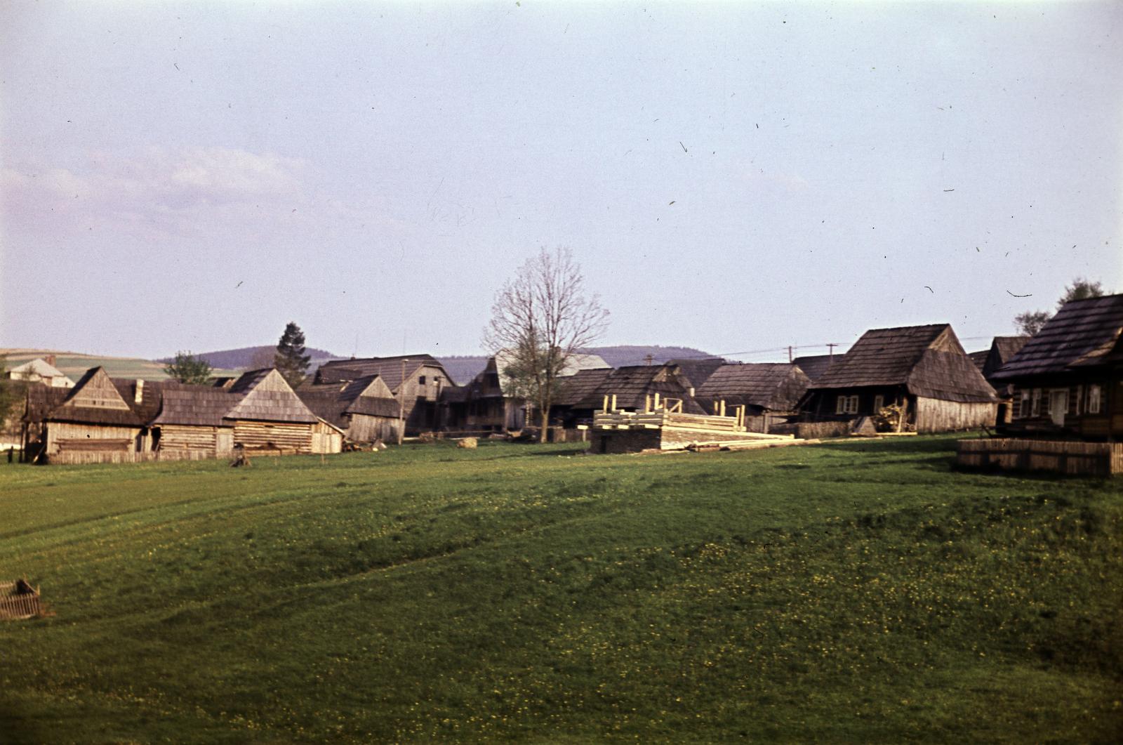 1957, Csaba László örökösei, colorful, house, village, Fortepan #287916