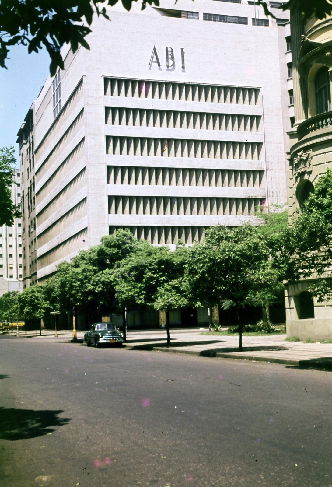 Brazil, Rio de Janeiro, a Brazil Sajtószövetség (Associação Brasileira de Imprensa / ABI) épülete., 1962, Csaba László örökösei, Fortepan #288004