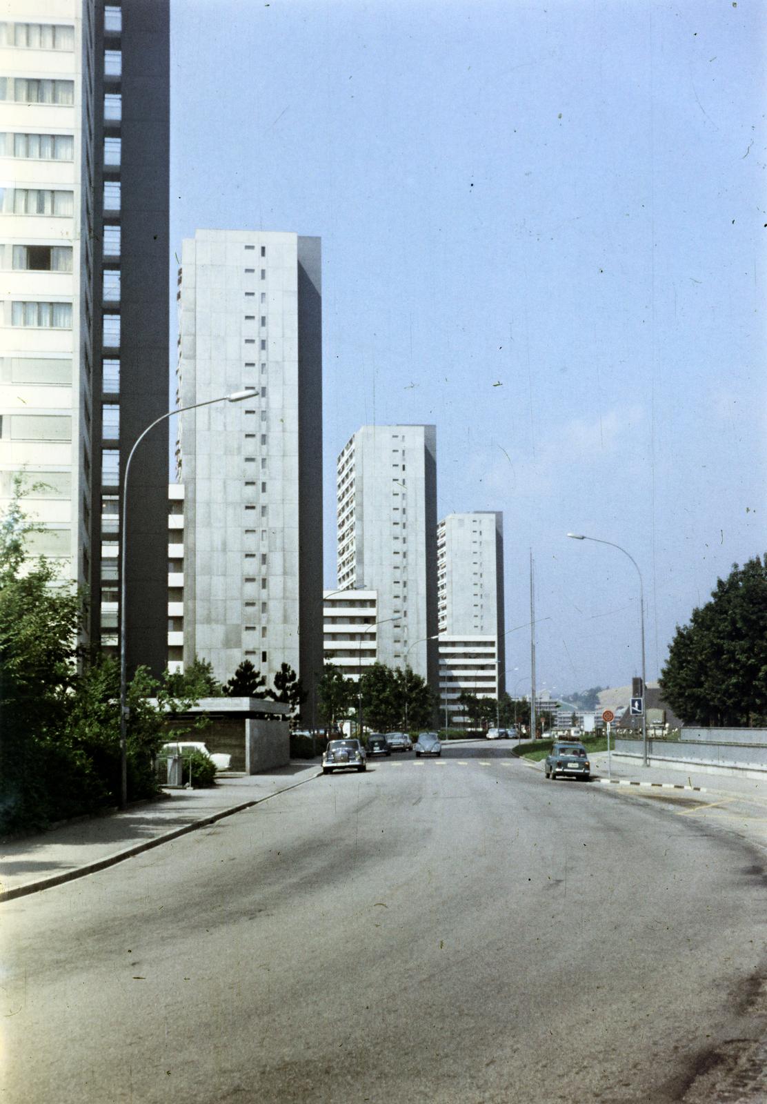 Switzerland, Bern, Waldmannstrasse., 1964, Csaba László örökösei, colorful, Fortepan #288160