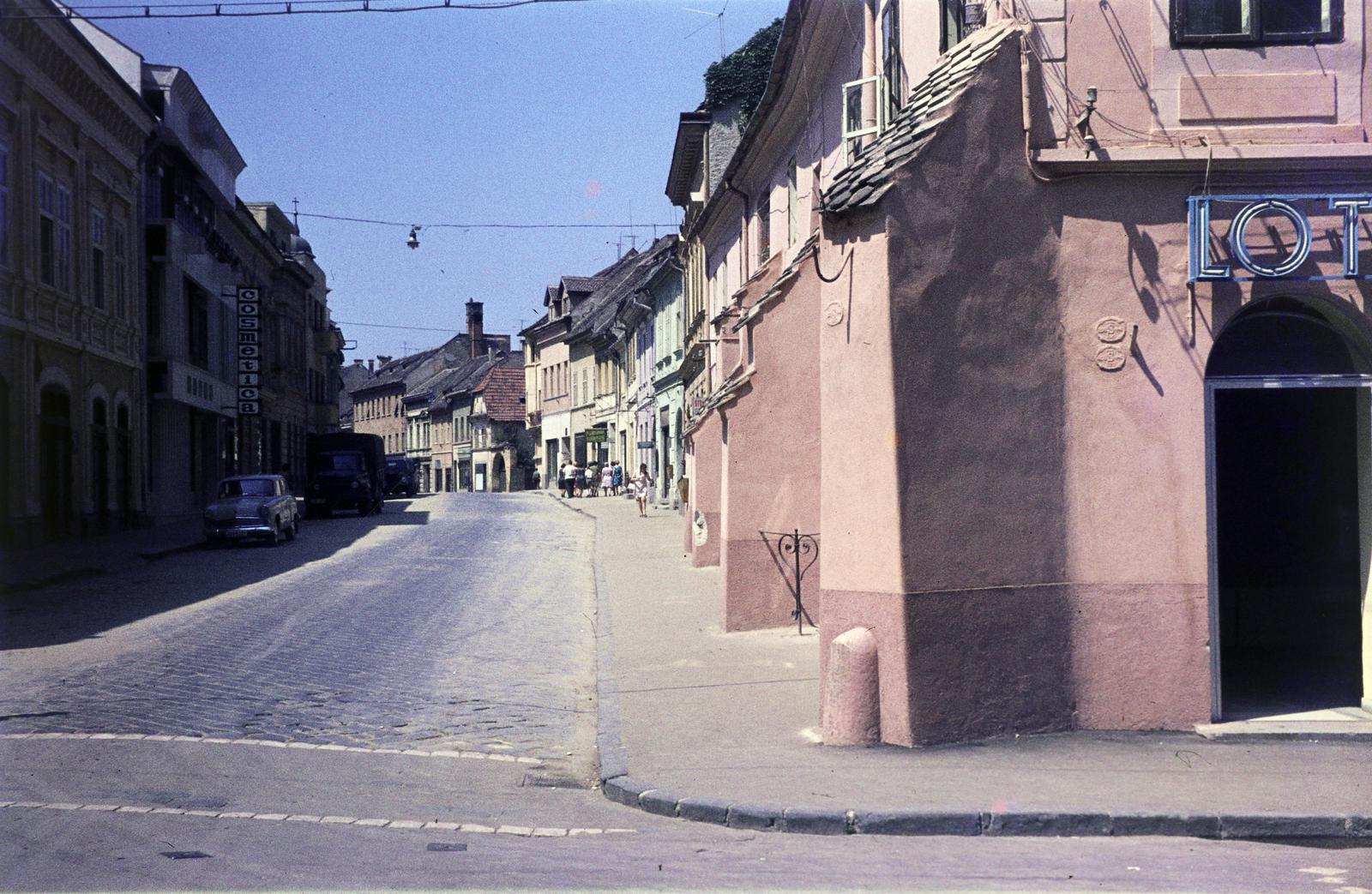 Románia,Erdély, Brassó, Weisz Mihály utca (Strada Michael Weiss)., 1971, Csaba László örökösei, Fortepan #288261