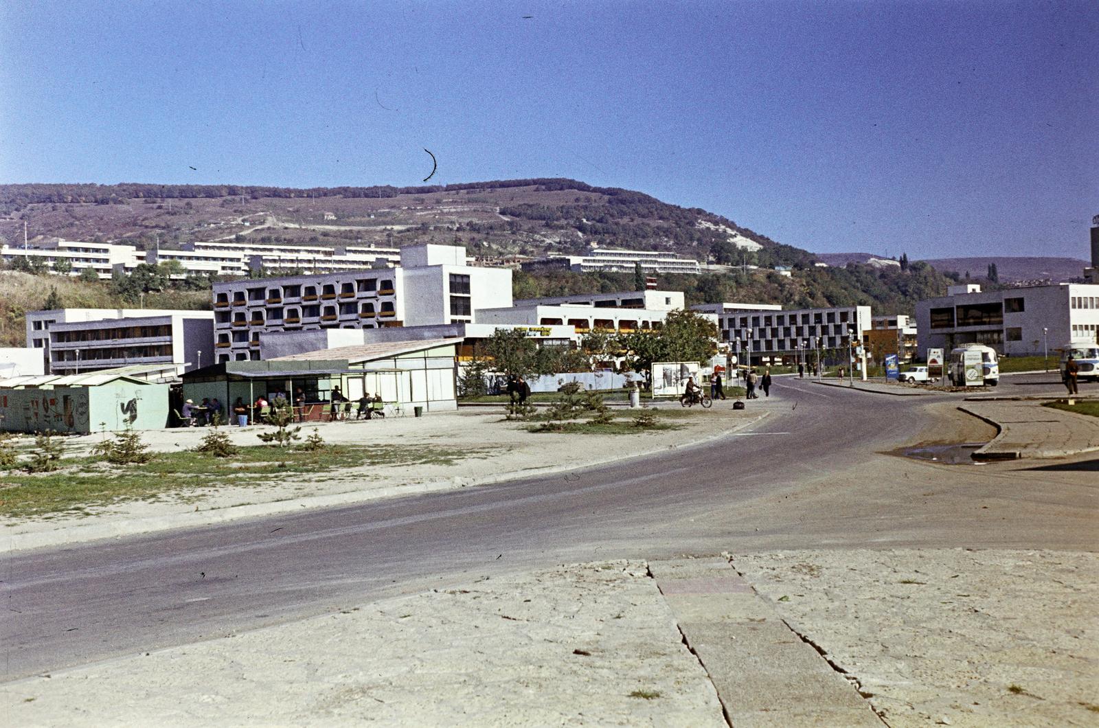 Bulgaria, Alassio, előtérben a Praga Hotel., 1972, Csaba László örökösei, Fortepan #288279