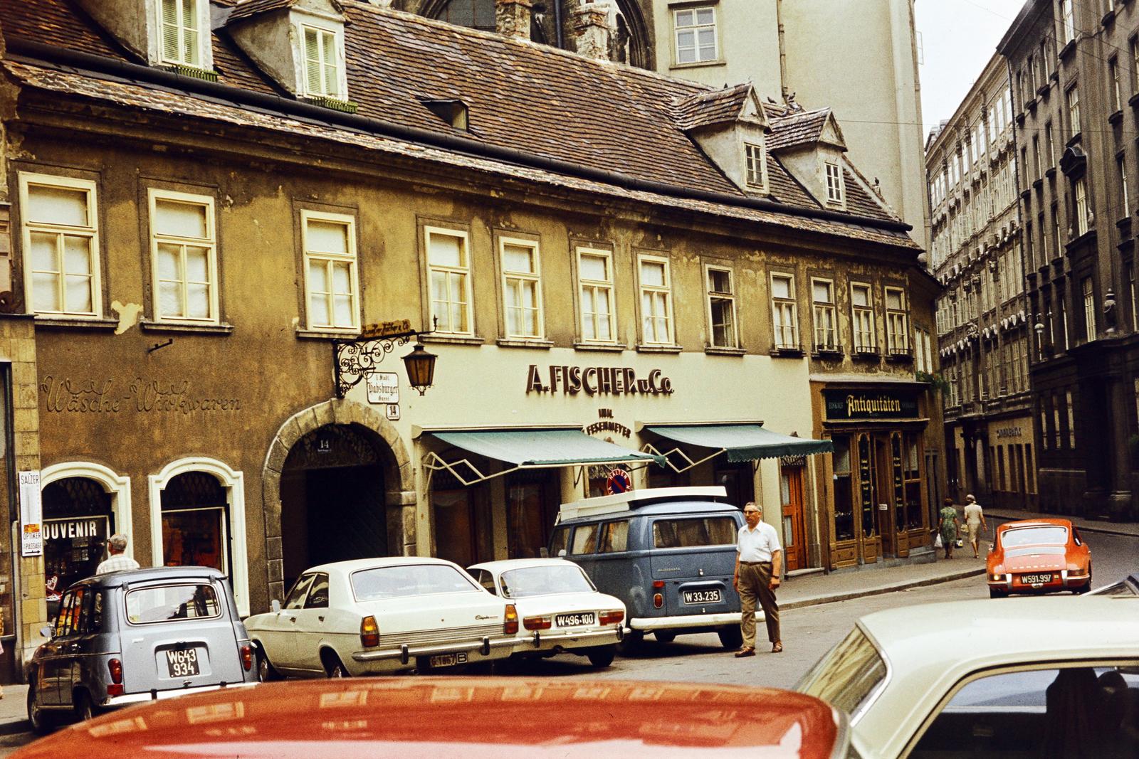 Ausztria, Bécs, Habsburgergasse 14., 1974, Csaba László örökösei, színes, Fortepan #288314