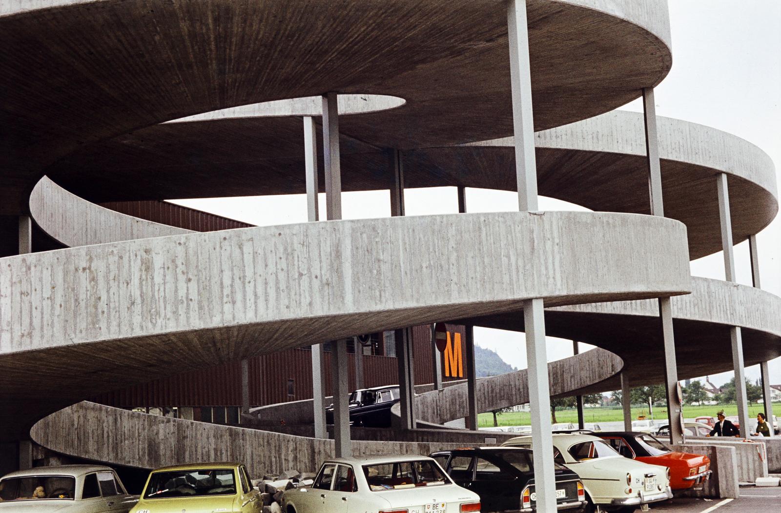 1974, Csaba László örökösei, modern építészet, színes, Fortepan #288329