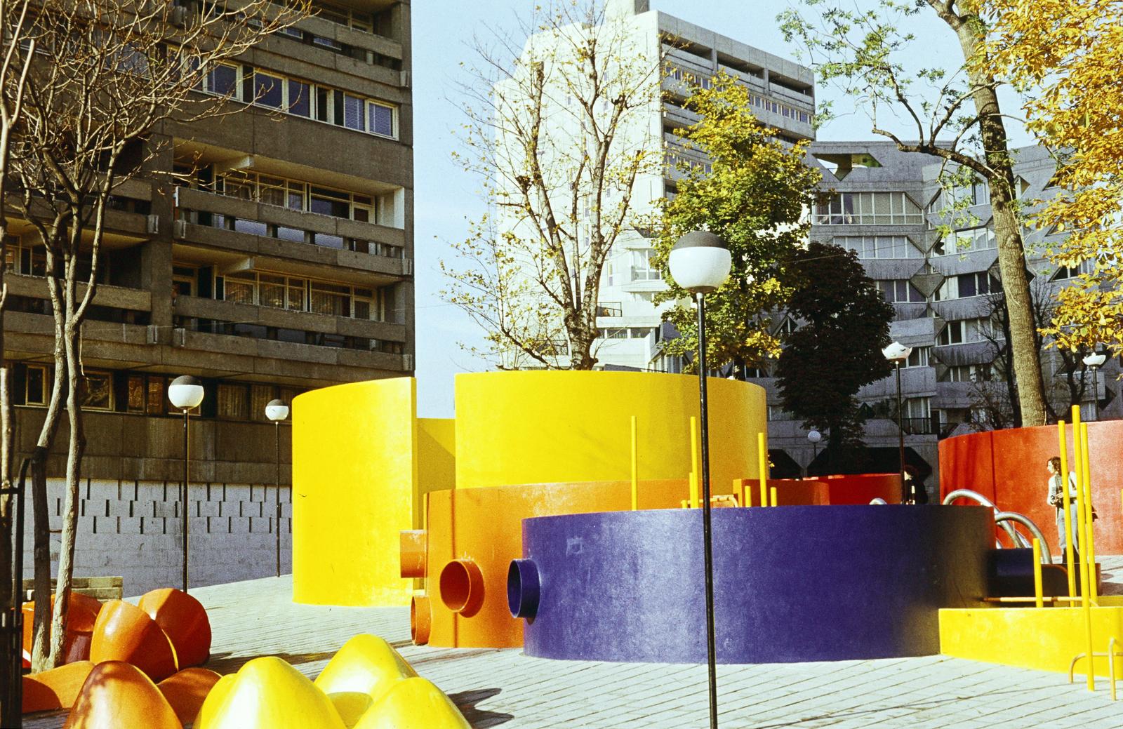 Franciaország, Ivry-sur-Seine, Avenue Georges Gosnat, Parc Maurice Thorez., 1972, Csaba László örökösei, Fortepan #288348