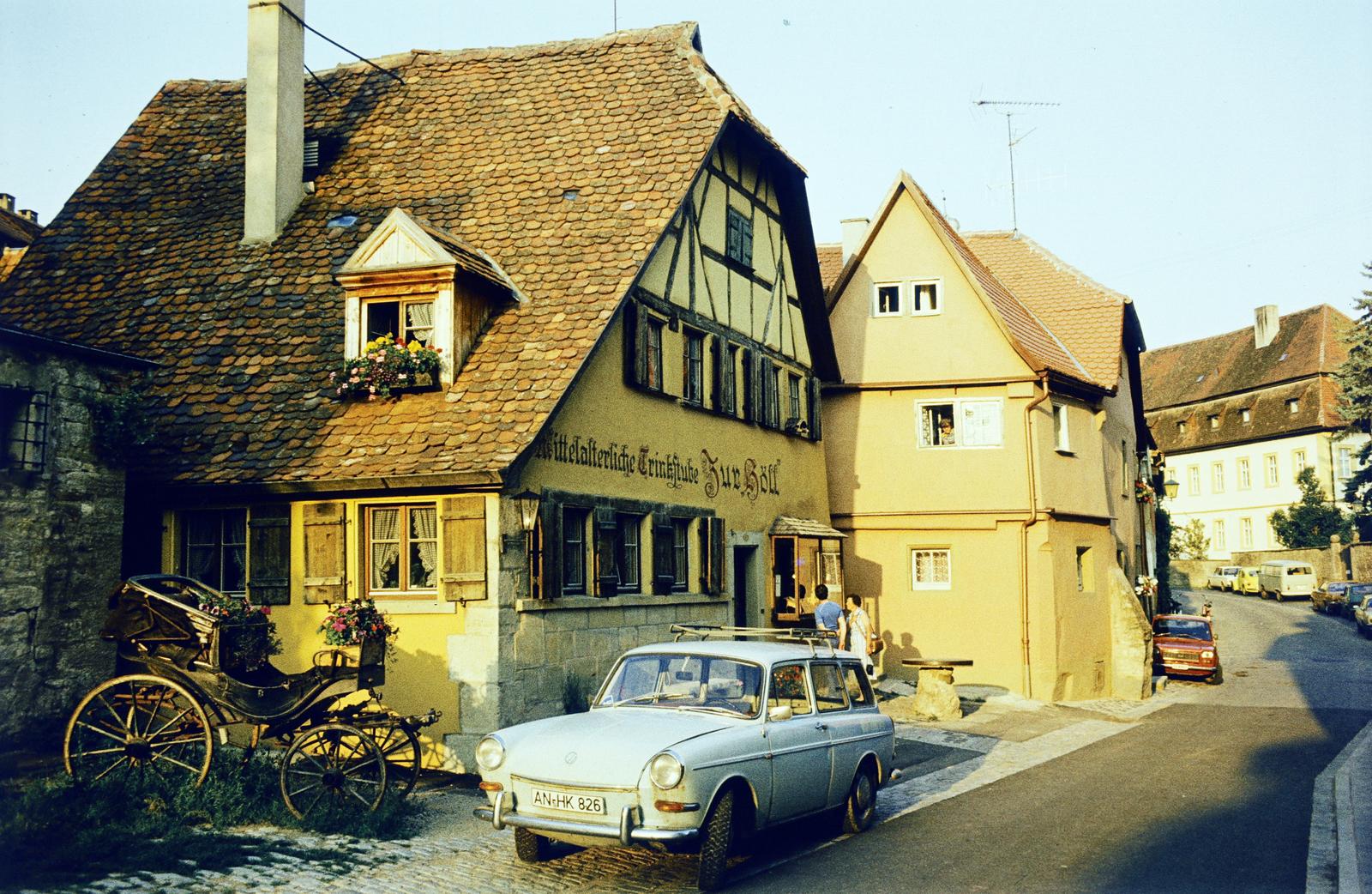 Germany, Rothenburg ob der Tauber, Burggasse 8., 1978, Csaba László örökösei, Fortepan #288446