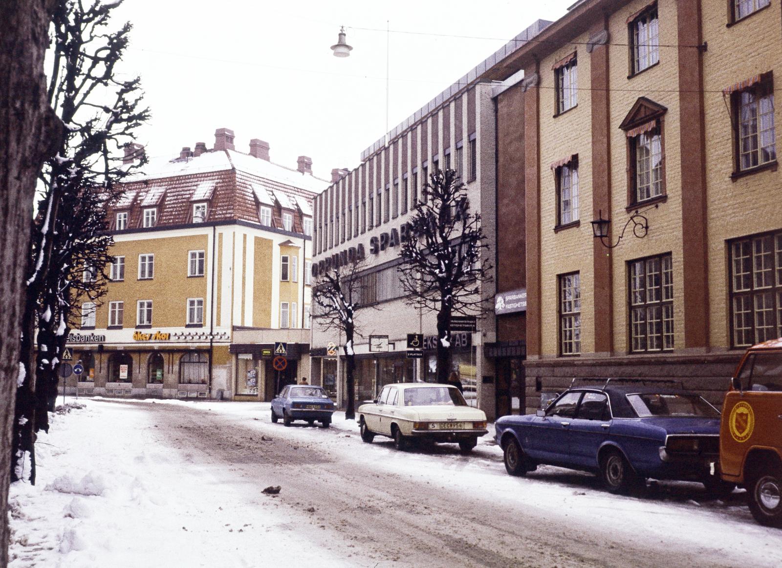 Svédország, Katrineholm, Köpmangatan., 1979, Csaba László örökösei, Fortepan #288510