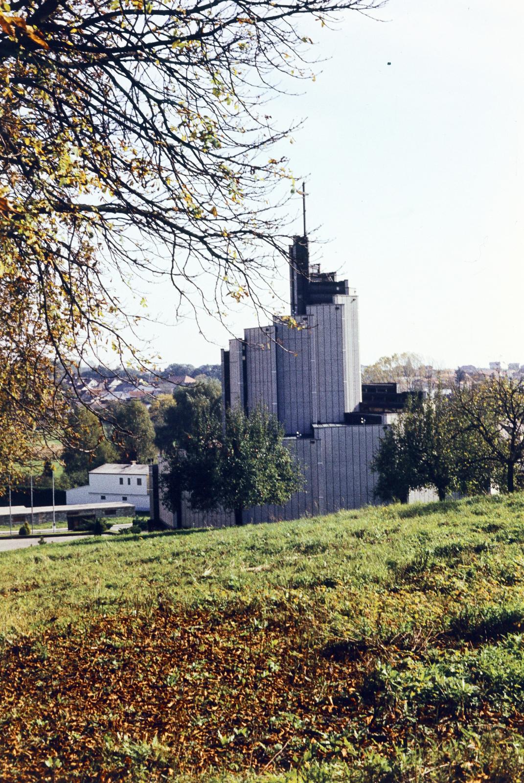 Austria, Kirchengasse, Heilig-Geist-Kirche., 1981, Csaba László örökösei, church, Fortepan #288563