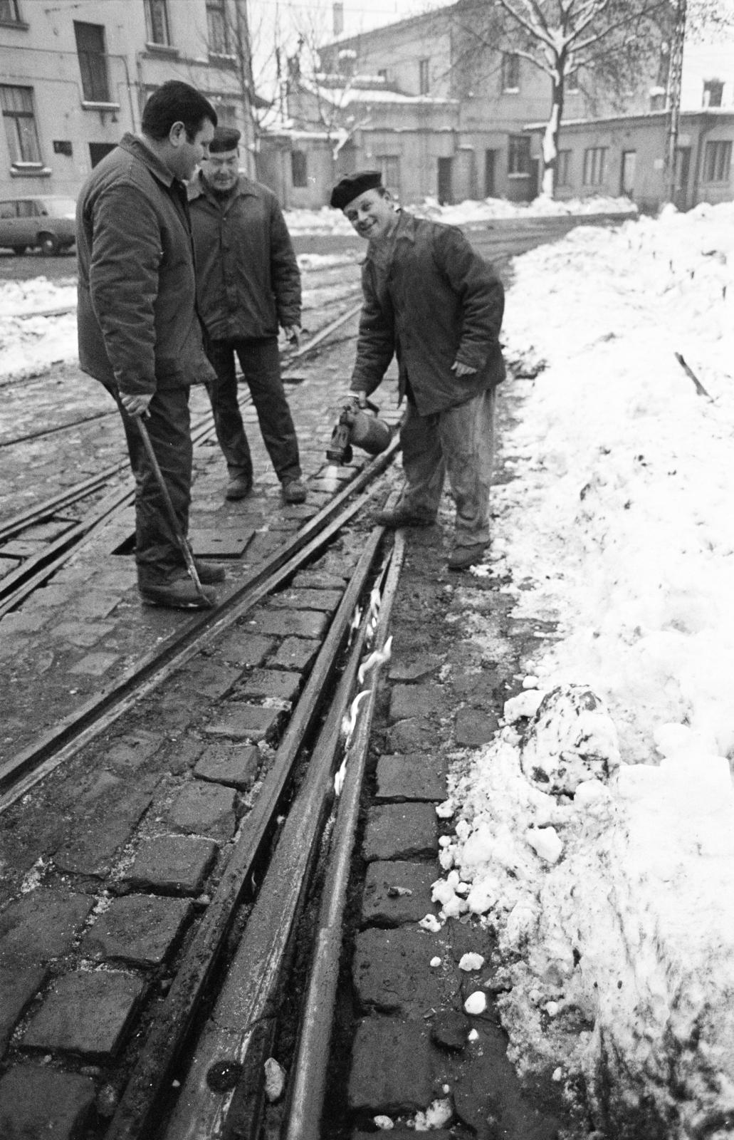 Magyarország, Budapest VIII., Baross utca, Baross kocsiszín., 1987, Prohászka Imre, Budapest, Fortepan #288743