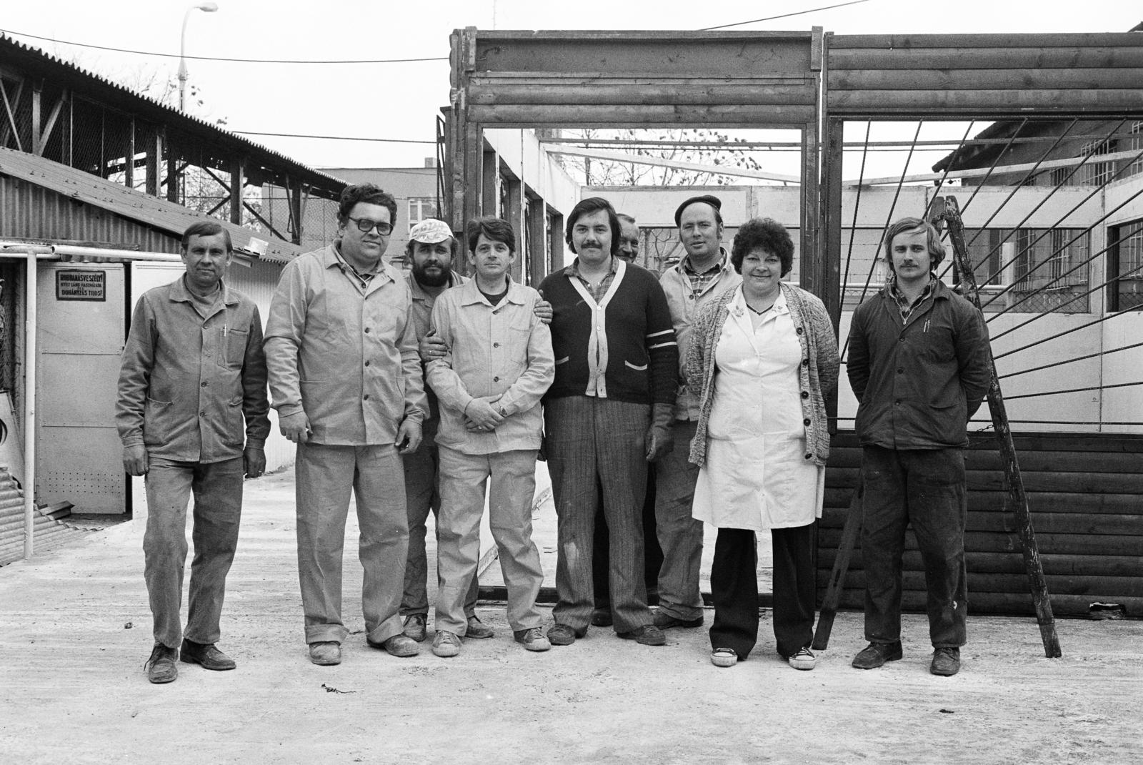 1981, Prohászka Imre, socialist brigade, Fortepan #288880