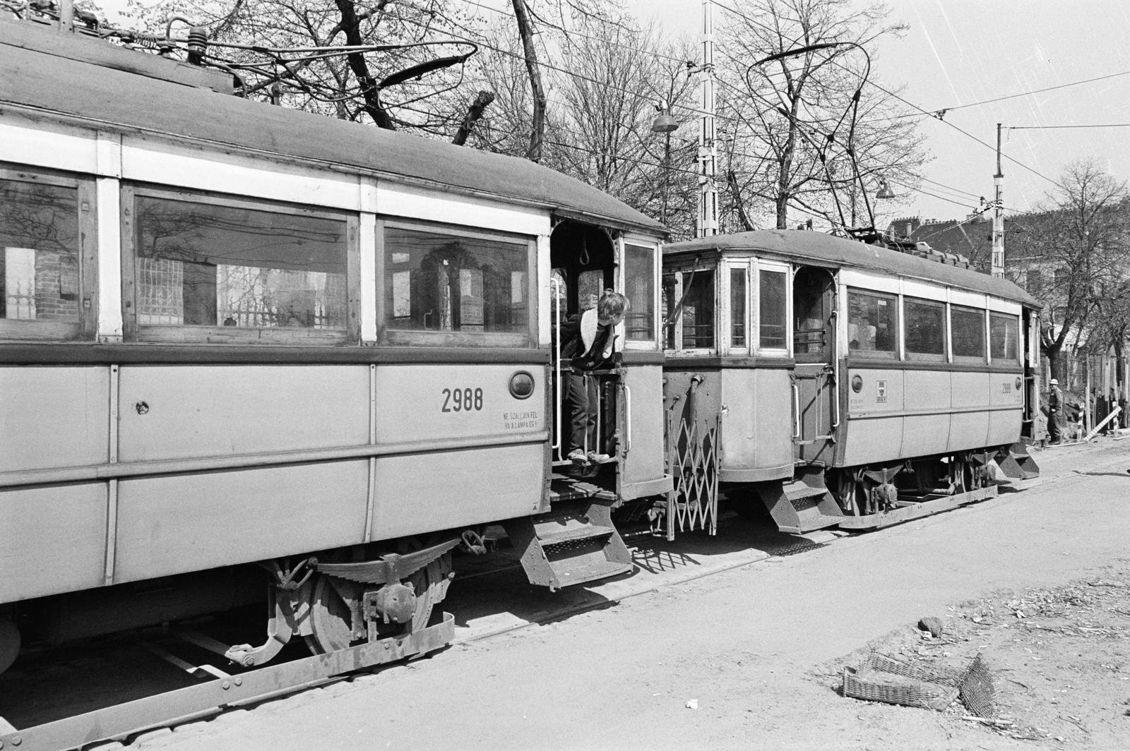 1980, Prohászka Imre, tram, Fortepan #289058