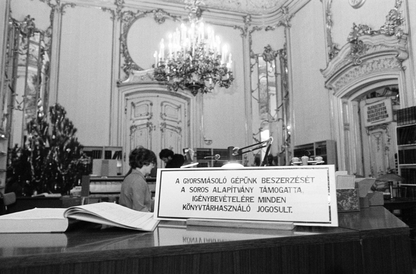 1988, Prohászka Imre, library, Fortepan #289144
