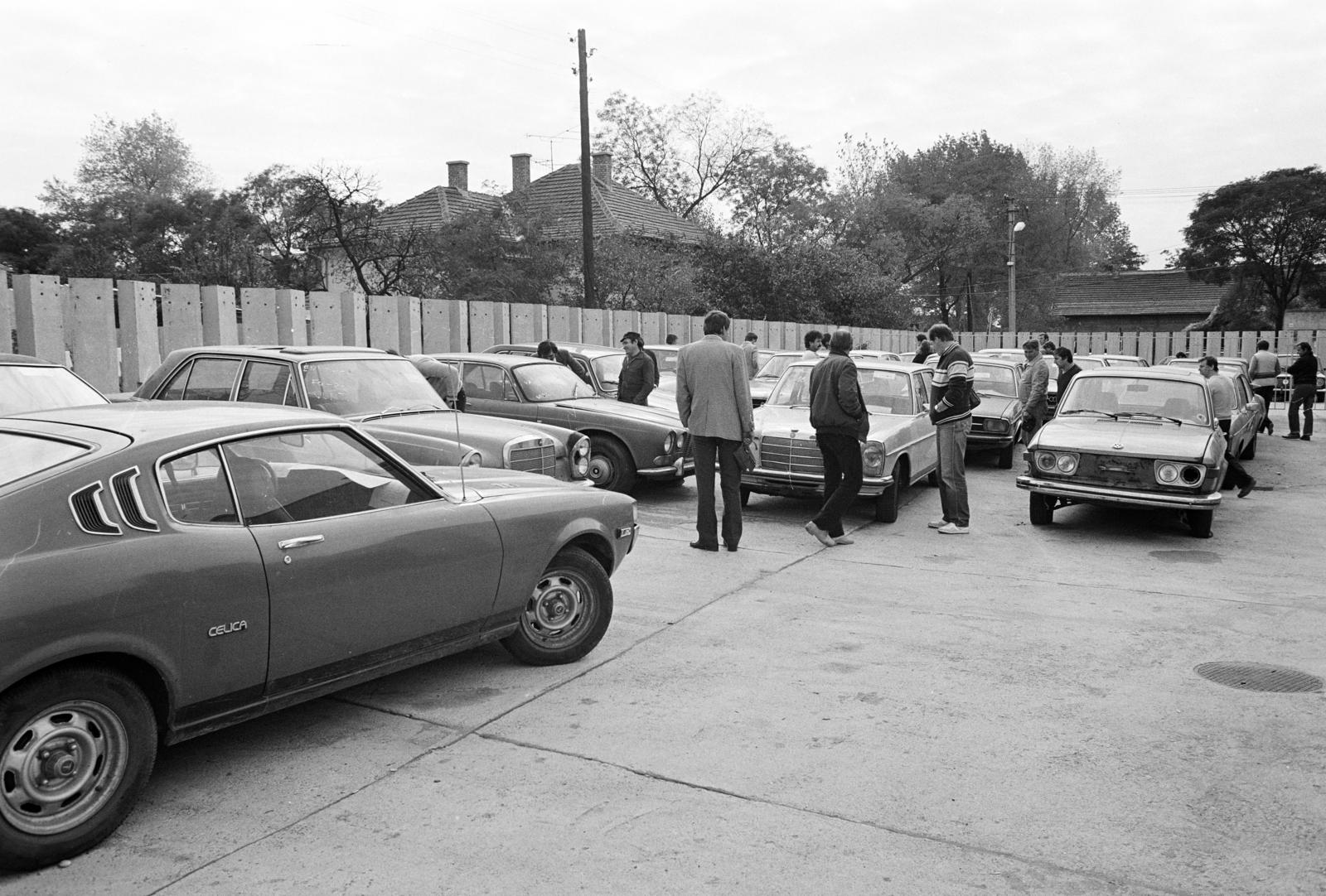 1986, Prohászka Imre, Toyota-brand, Jaguar-brand, Toyota Celica, Mercedes-brand, Volkswagen-brand, untitled, Fortepan #289225