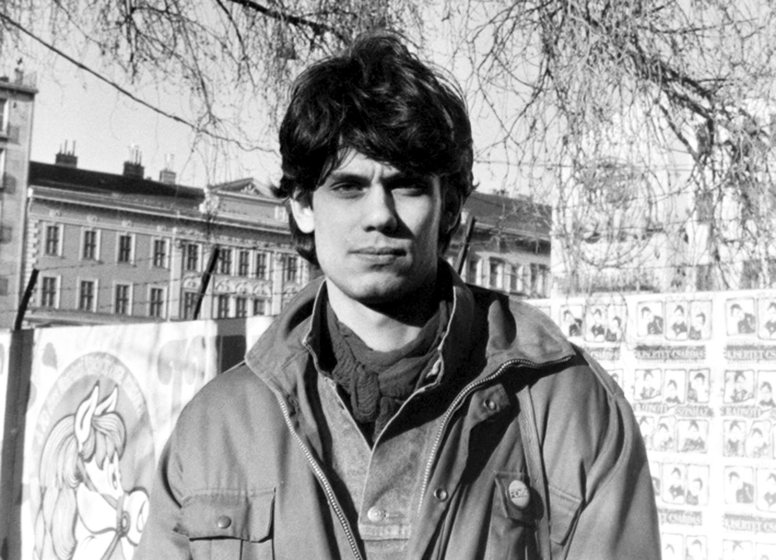Hungary, Deutsch Tamás politikus, országgyűlési képviselő., 1990, Prohászka Imre, Fortepan #289257