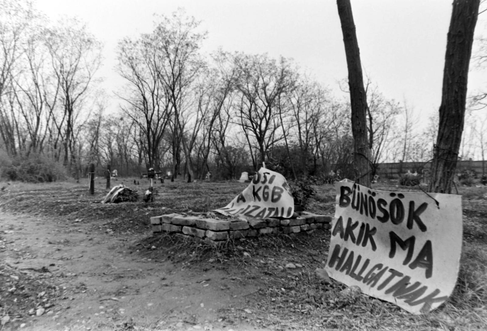 Hungary, Budapest X., Új Köztemető, 301-es parcella., 1989, Prohászka Imre, Budapest, Fortepan #289303