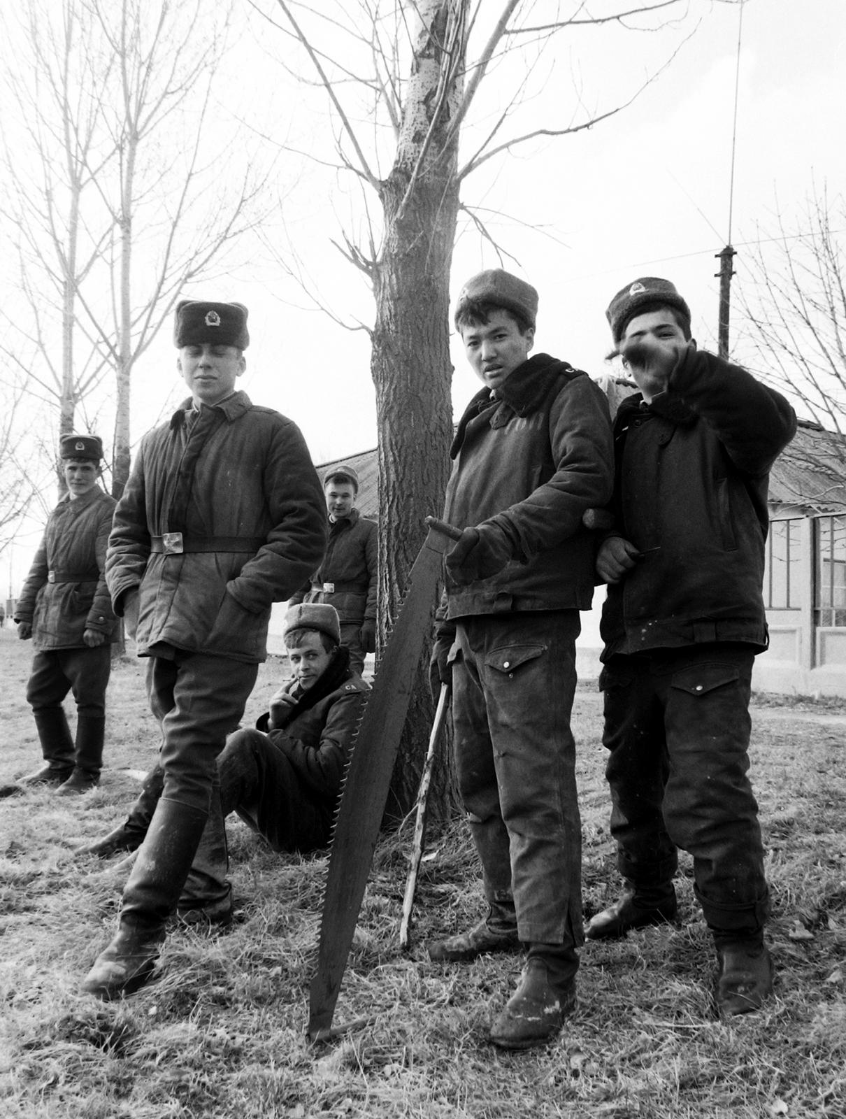 1990, Prohászka Imre, szovjet katona, Fortepan #289348