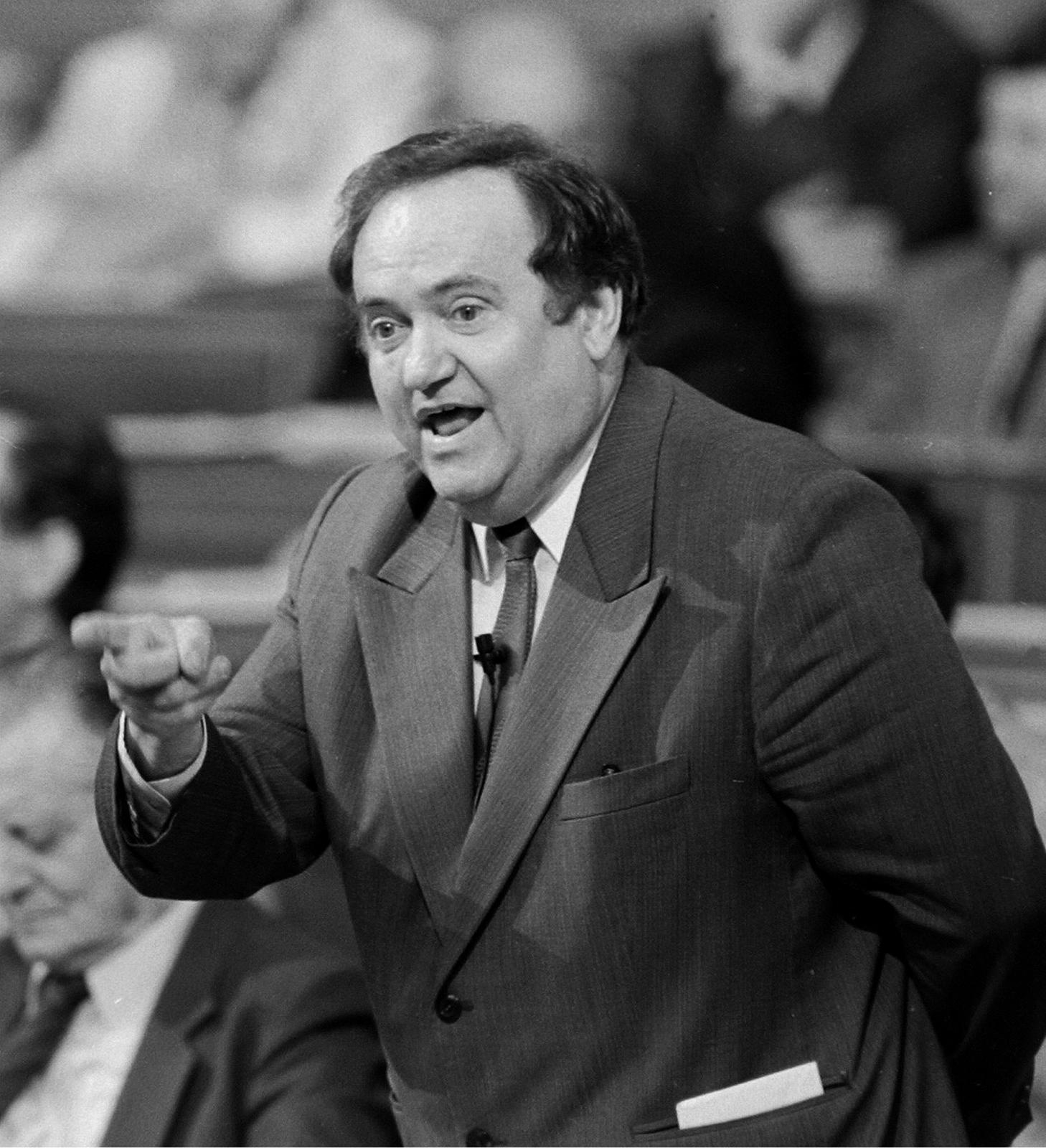 Hungary, Budapest V., Parlament, az Országgyűlés ülése. Torgyán József politikus, országgyűlési képviselő., 1990, Prohászka Imre, Budapest, Fortepan #289365